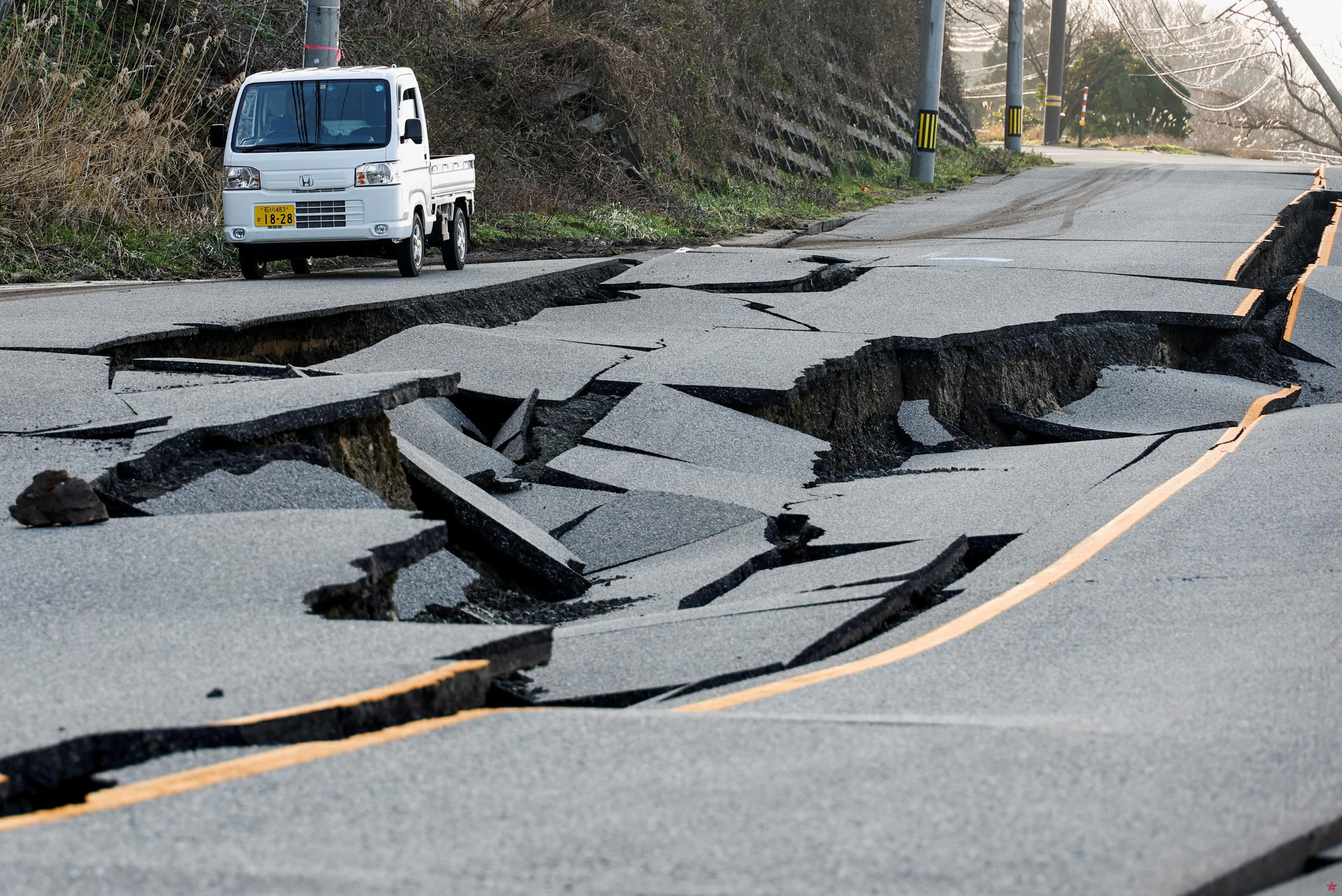 Terremoto en Japón: el número de muertos aumenta a 126, el clima complica la investigación