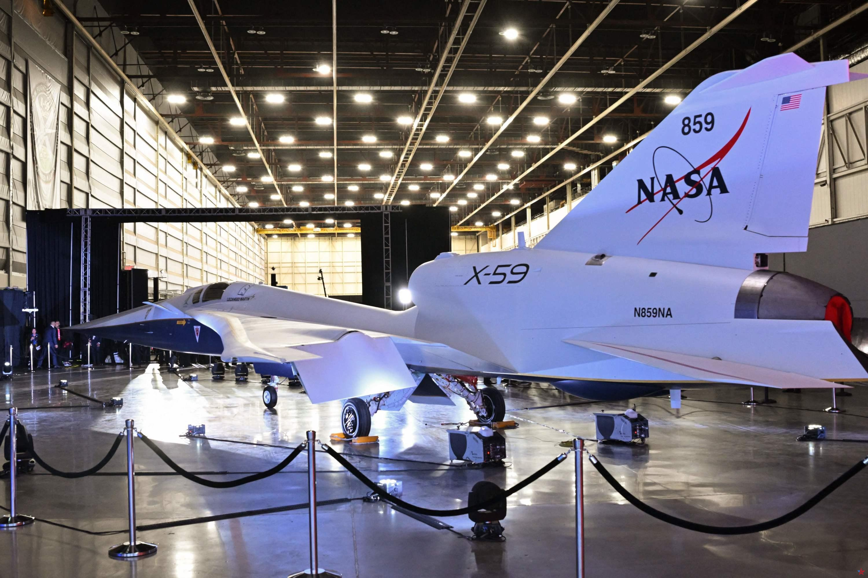 La NASA presenta el X-59, su avión supersónico silencioso
