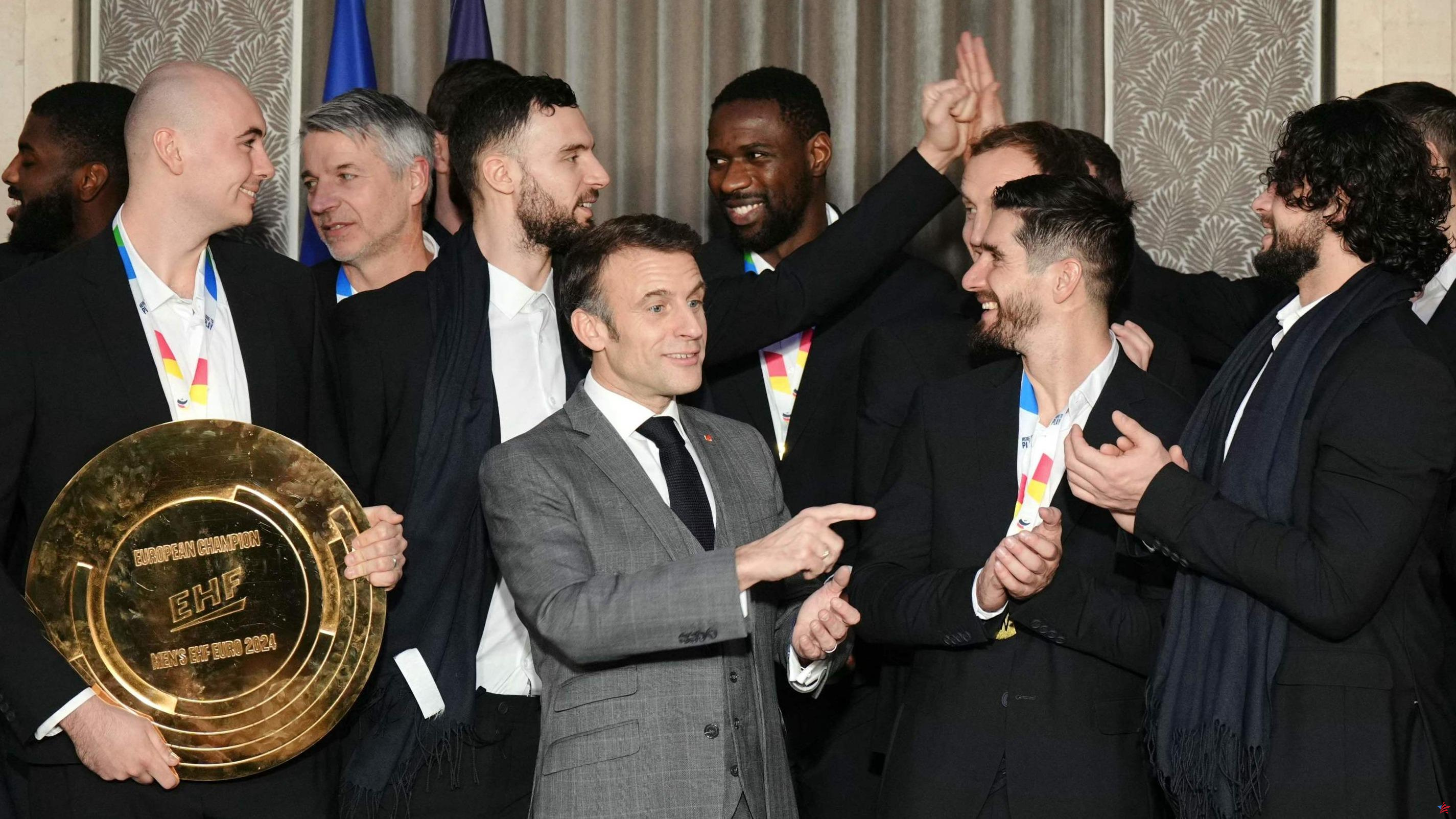 Euro balonmano: “Odias perder”, Emmanuel Macron recibió a los Blues en el Elíseo