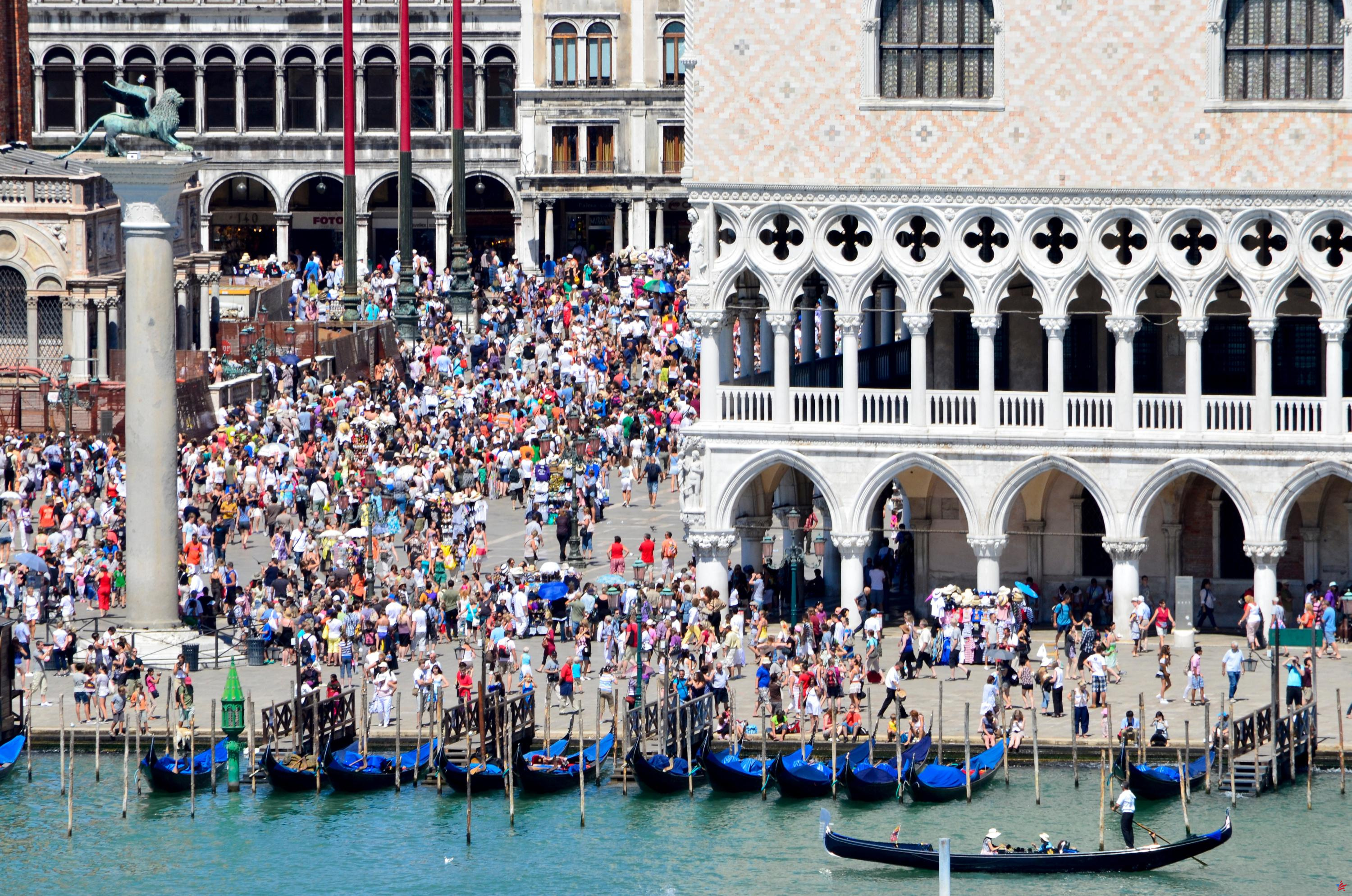 En Venecia, nuevas medidas para limitar el número de turistas en la ciudad