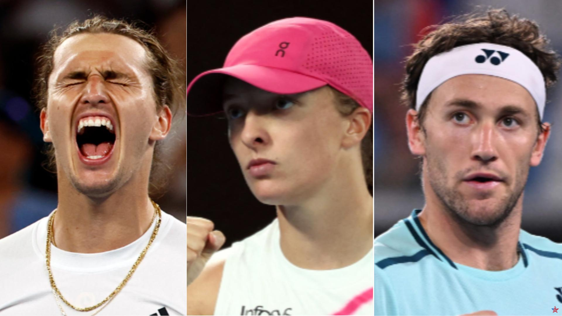 Open de Australia: Zverev, Swiatek, Ruud... Qué recordar de la noche en Melbourne