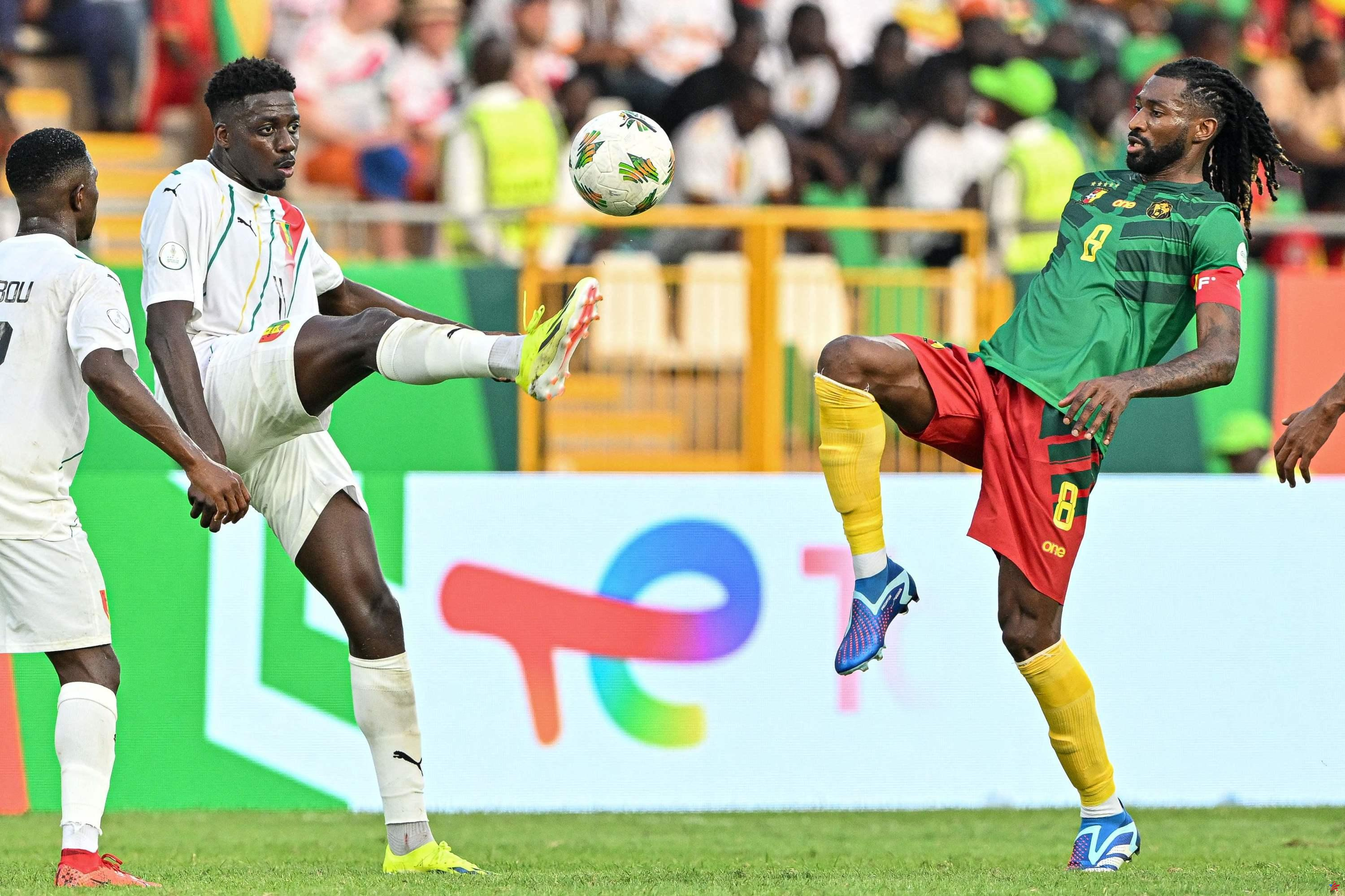 CAN: 11 contra 10, Camerún controlado por Guinea