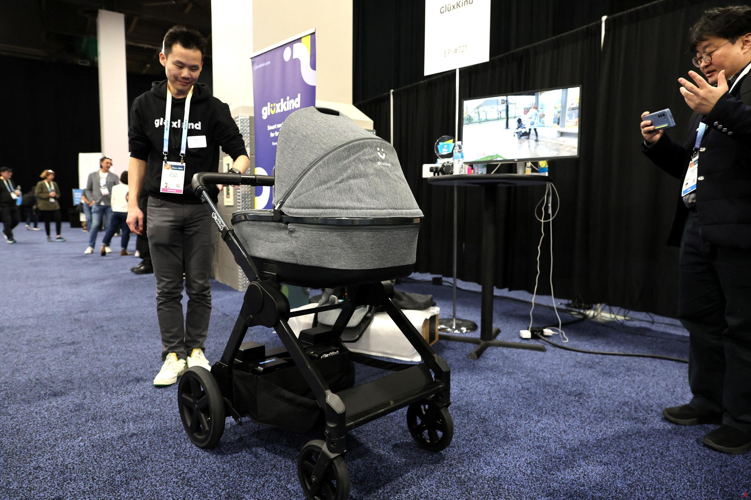 En el CES de Las Vegas, la tecnología diagnostica enfermedades y mece a los bebés gracias a la IA