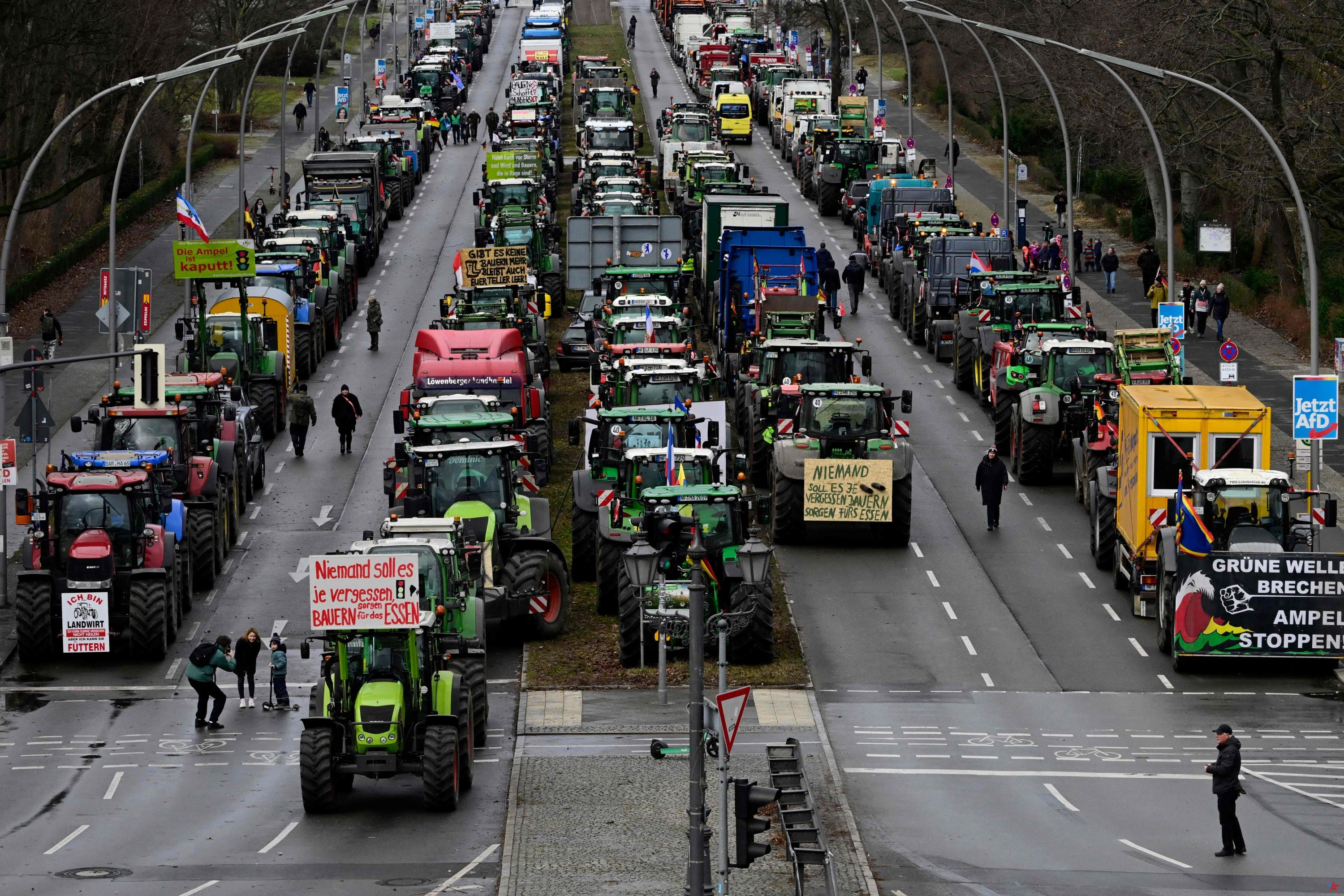 Alemania: los agricultores completan una semana de movilización masiva en Berlín