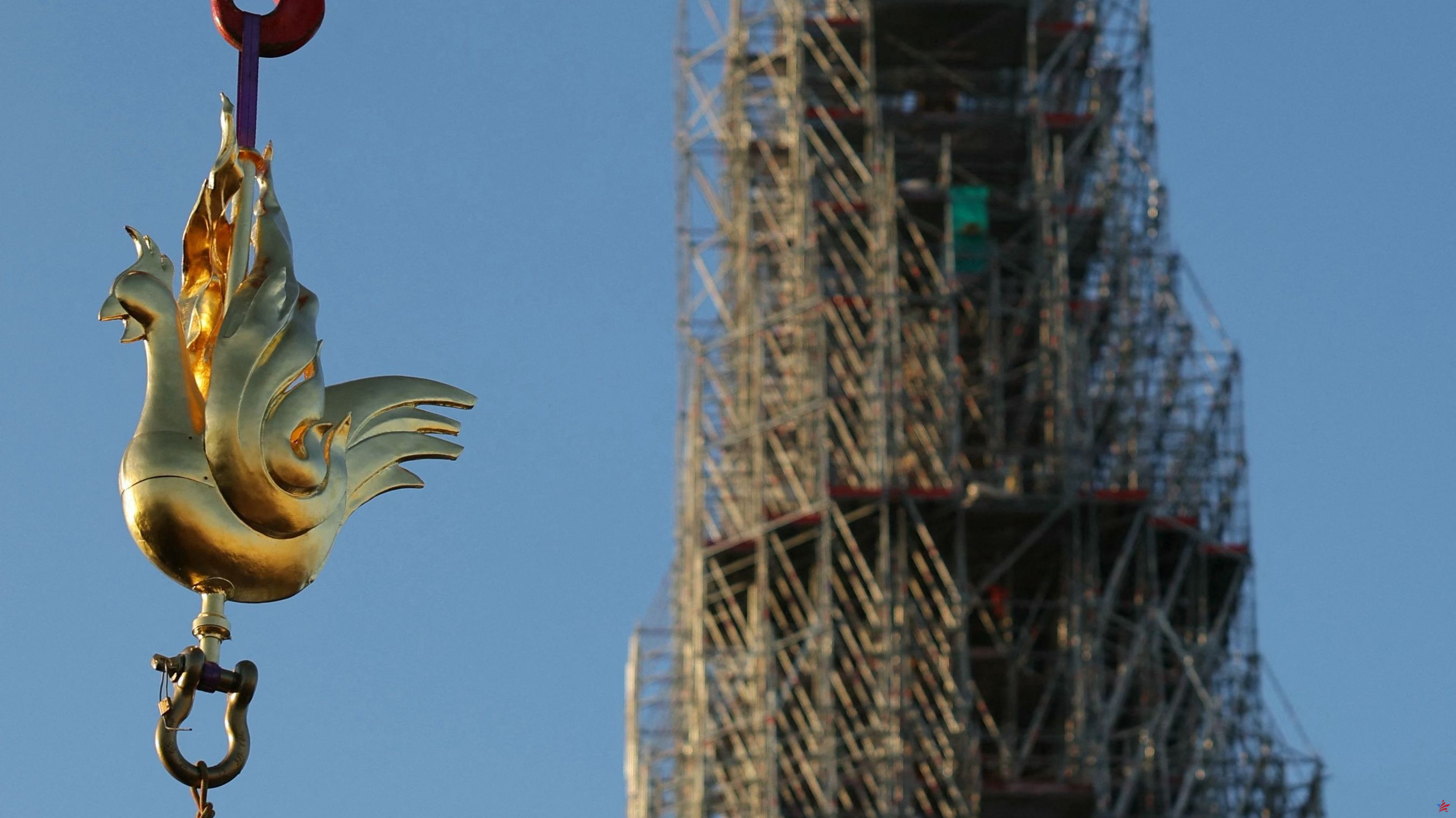 Para los Juegos Olímpicos de París, la aguja de Notre-Dame estará lista