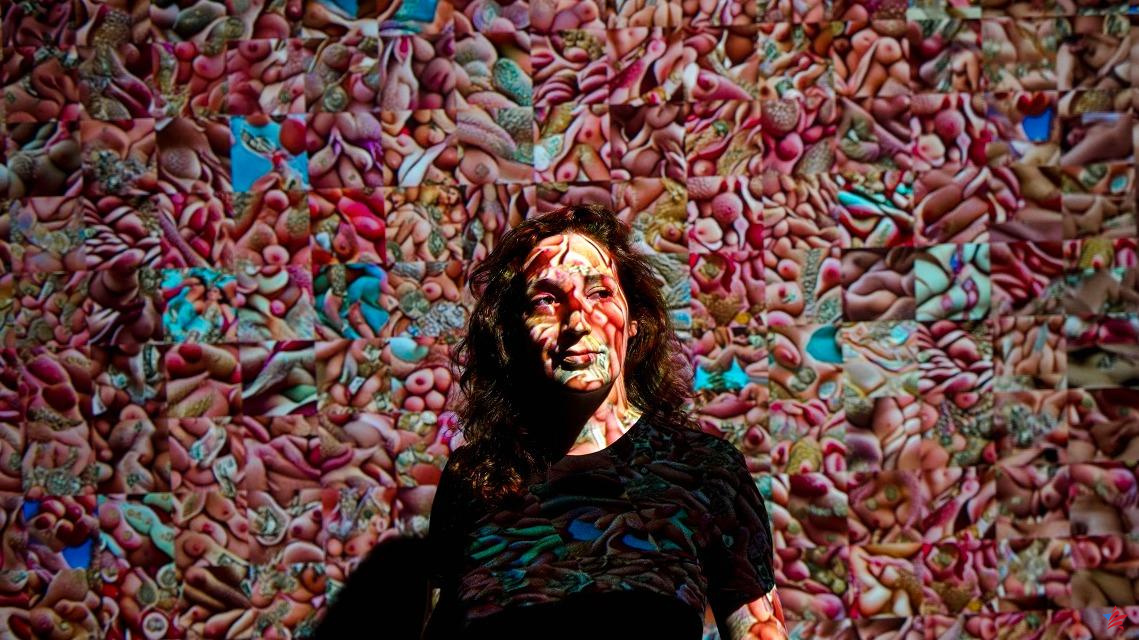 Sandra Rodríguez transforma millones de imágenes pornográficas en mosaico abstracto utilizando IA