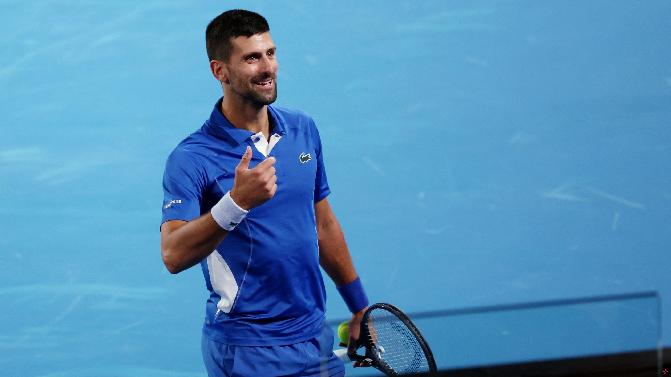 Abierto de Australia: Novak Djokovic pierde un nuevo set en el camino pero llega a la 3ª ronda