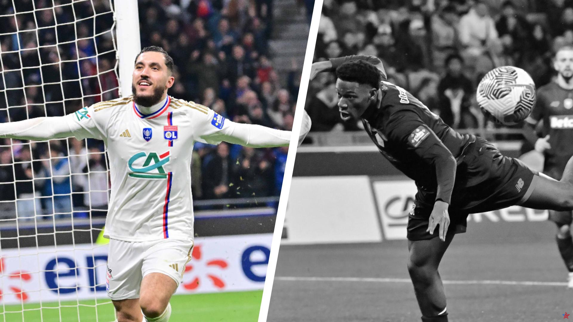 Lyon-Lille: Cherki, el mejor jugador del partido, David se pierde... Altibajos