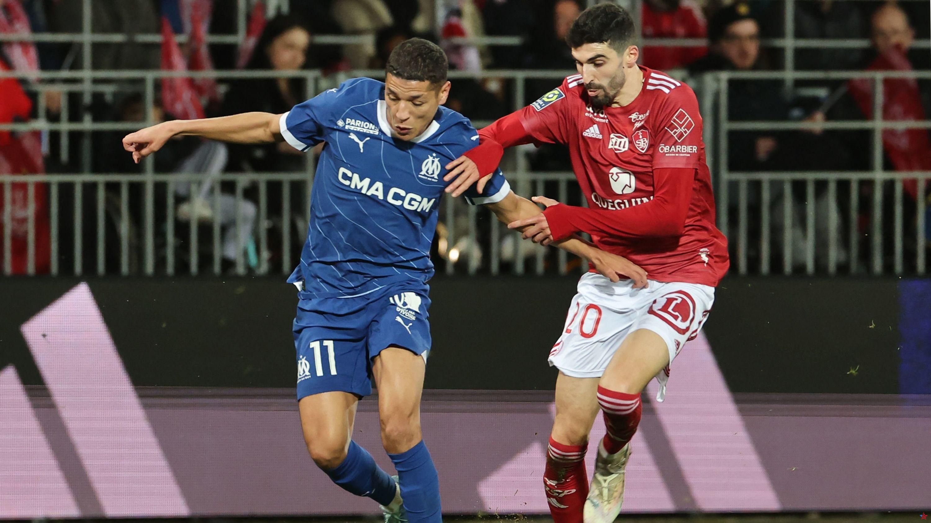 Ligue 1: Marsella hunde en los últimos minutos al Brest, nuevo subcampeón del PSG