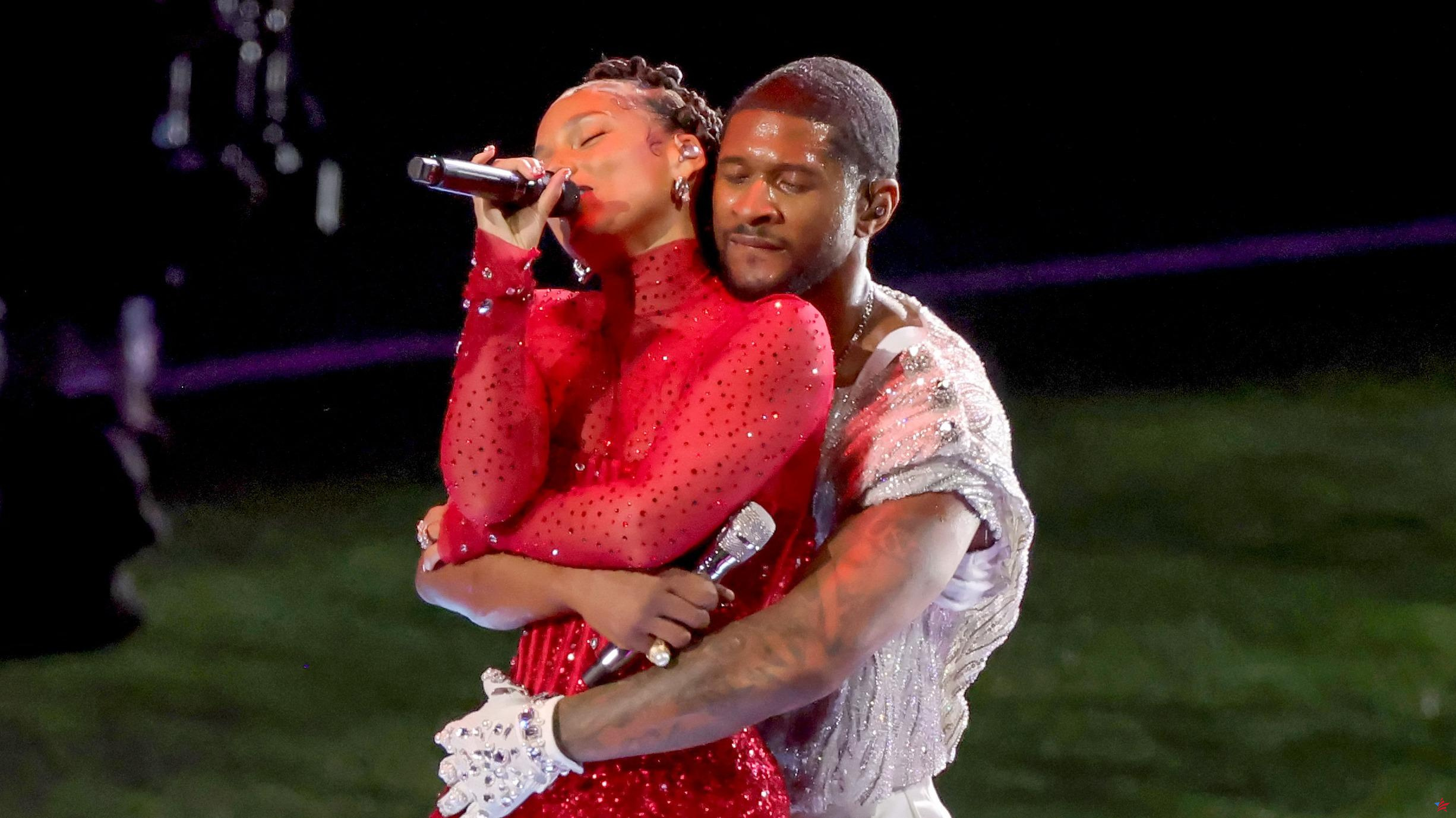 Beyoncé, Usher, Taylor Swift... Lo más destacado del entretiempo del Super Bowl