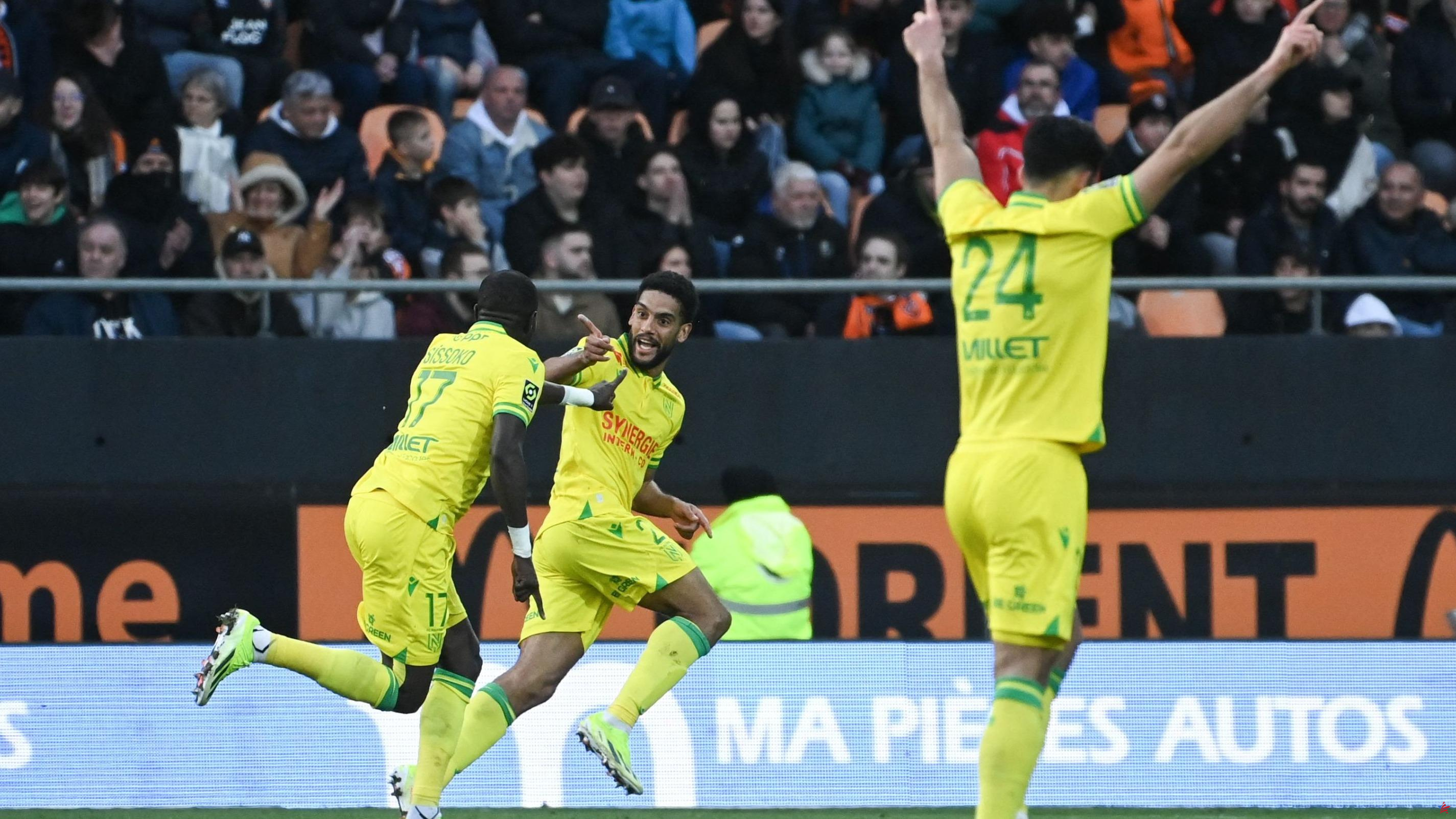 Ligue 1: el Nantes frena la buena racha del Lorient