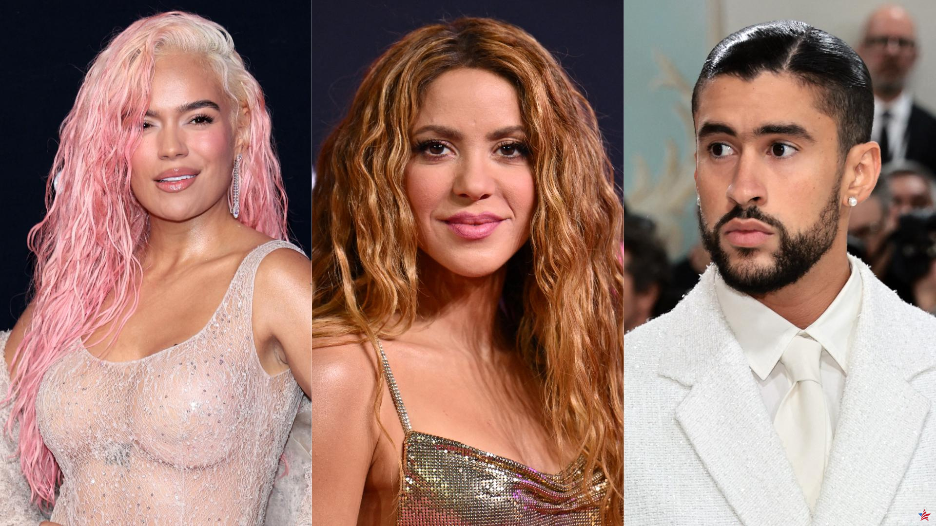 Shakira, Bad Bunny, Karol G... Artistas latinos rechazados en los premios Grammy