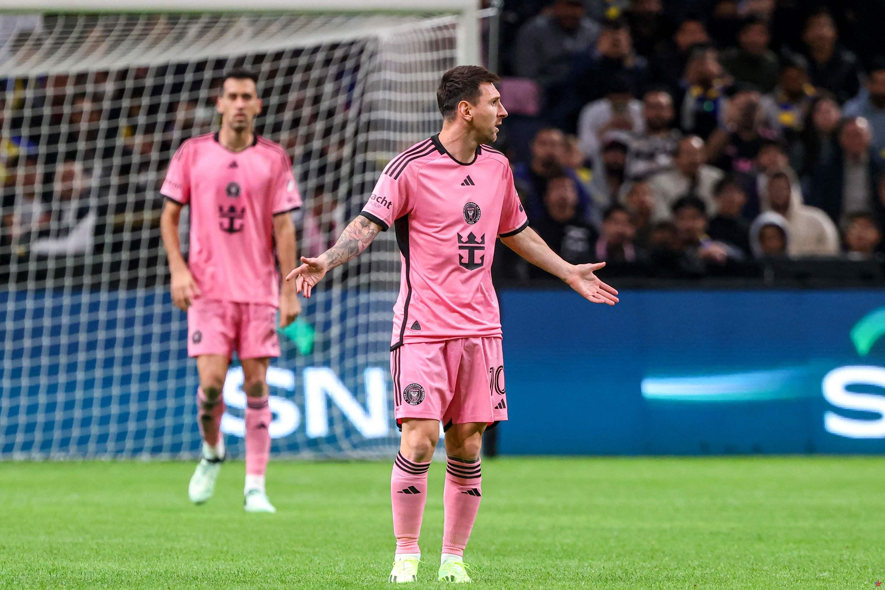 Fútbol: sin Ronaldo, Al-Nassr ridiculiza al Inter Miami de Lionel Messi