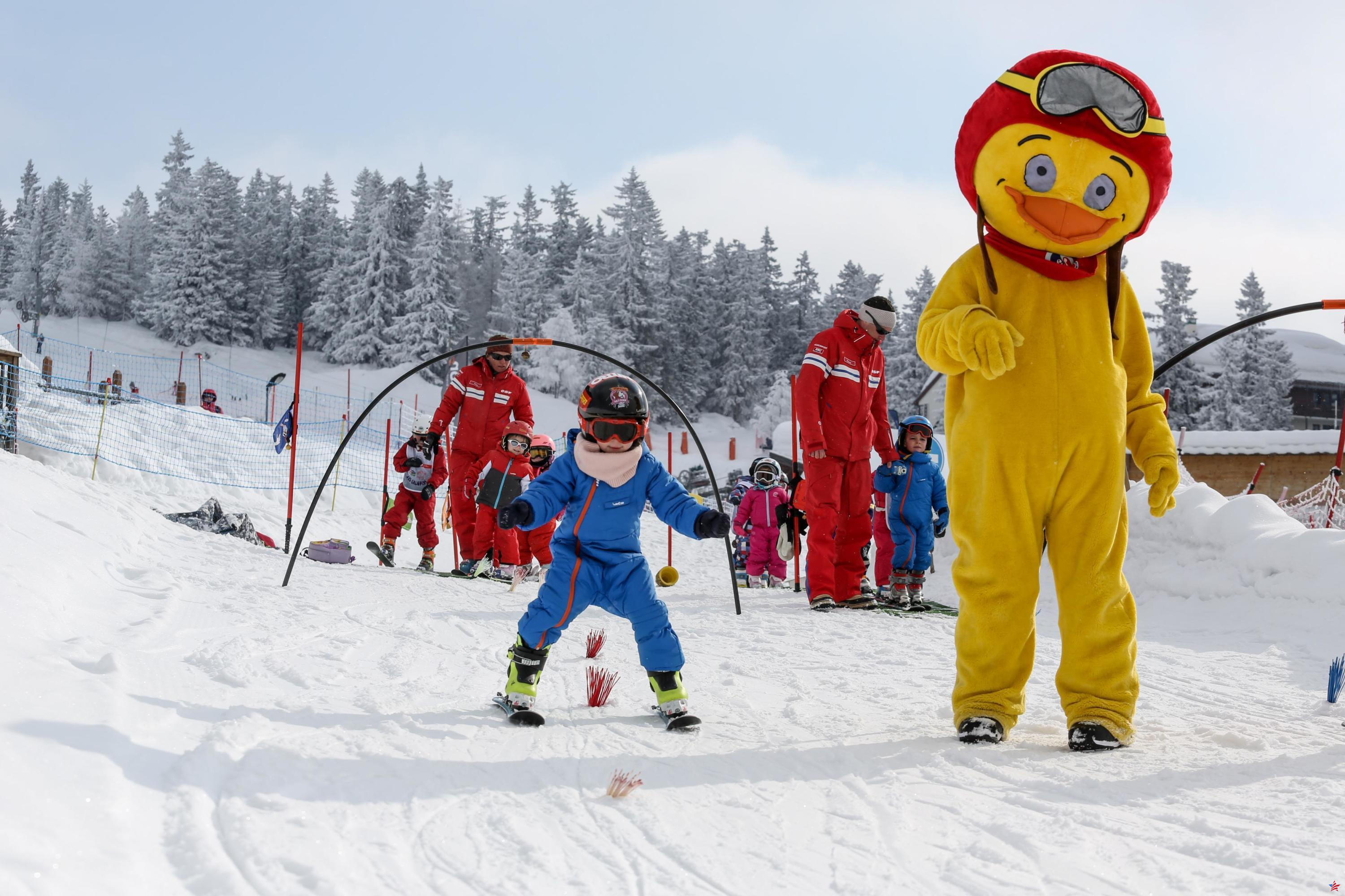 Club Piou-Piou, Sifflote o Souris Verte… ¿Cómo saber el verdadero nivel de esquí de los más pequeños?