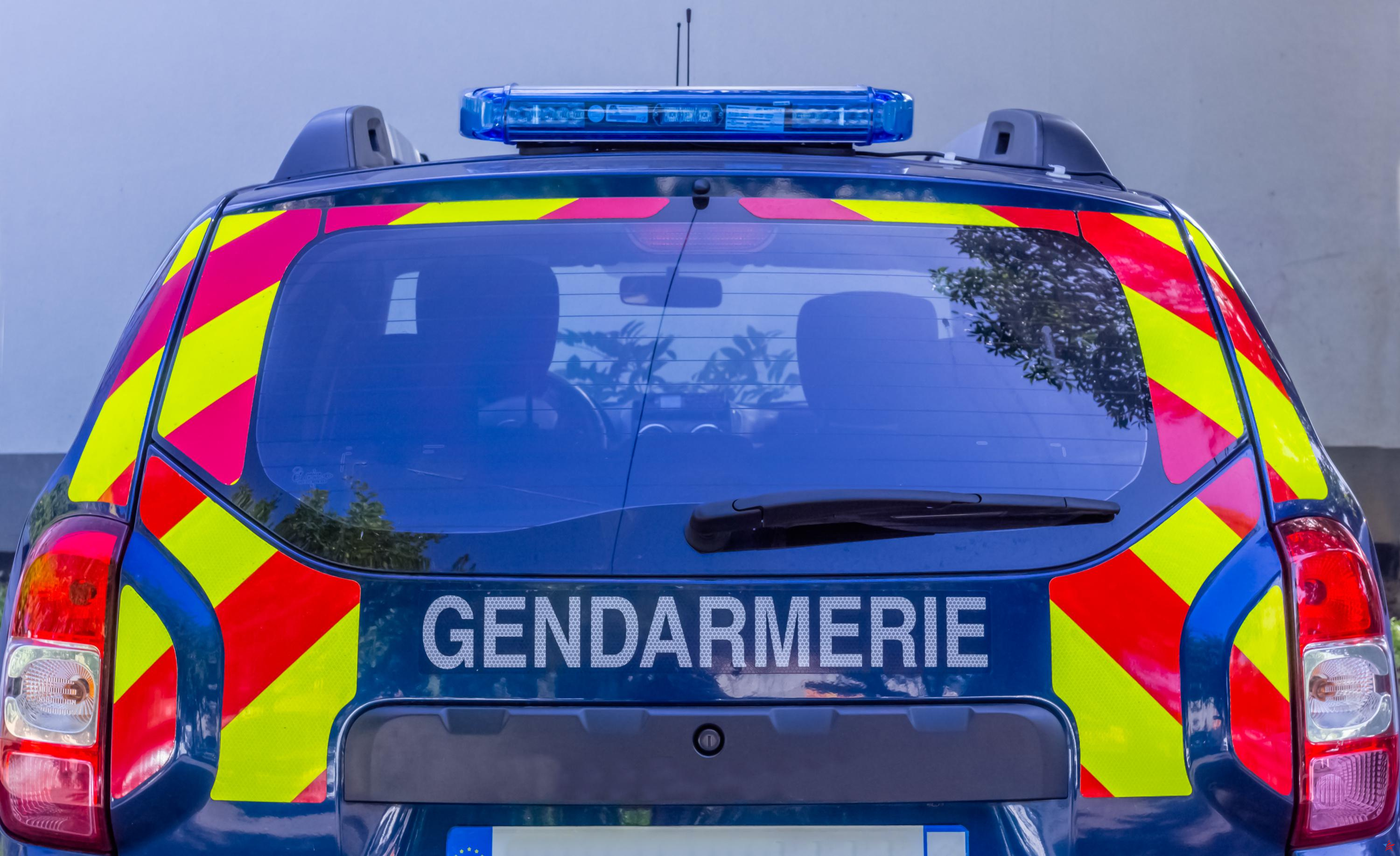 Loira Atlántico: sin licencia, choca contra tres vehículos de gendarmería que intentaban detenerlo