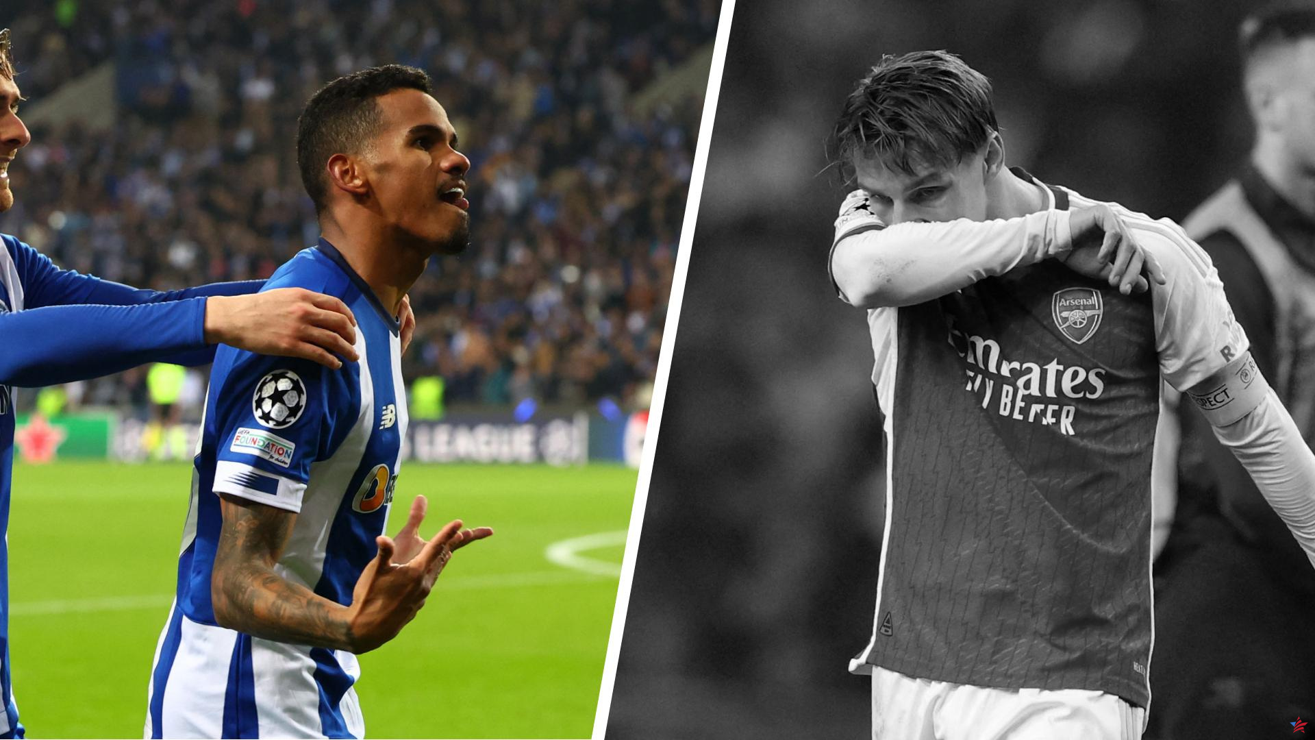 Porto-Arsenal: la joya de Galeno, los Guners dispararon en blanco... los mejores y los fracasos