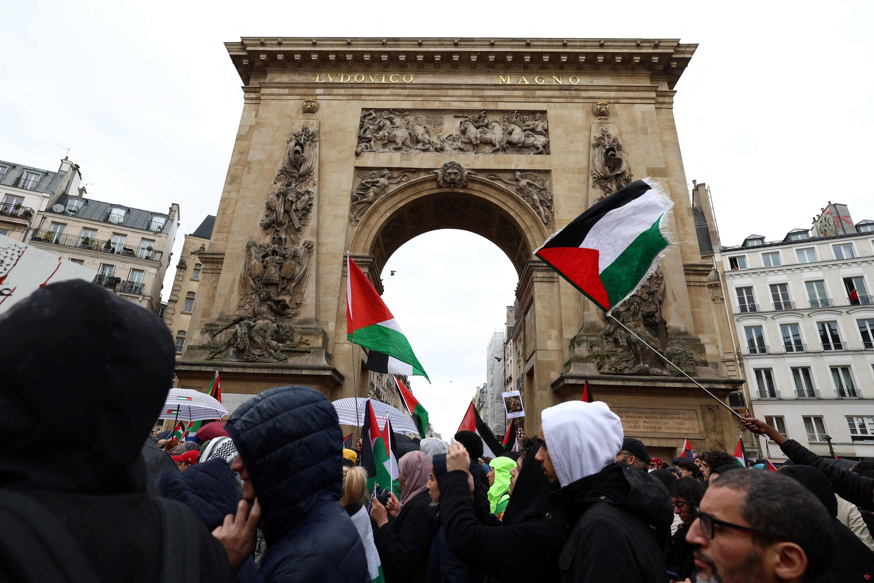 París: miles de manifestantes exigen un “alto el fuego inmediato” en Gaza