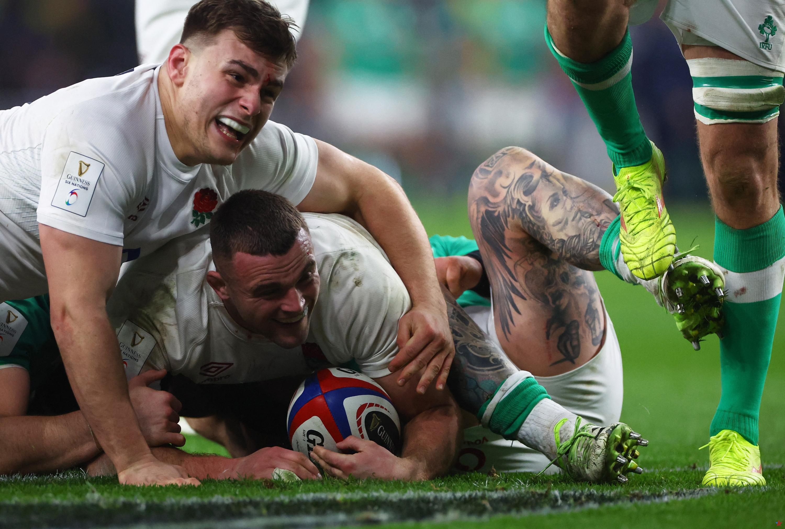 Seis Naciones: heroico, Inglaterra derroca a Irlanda que ya no podrá lograr el Grand Slam