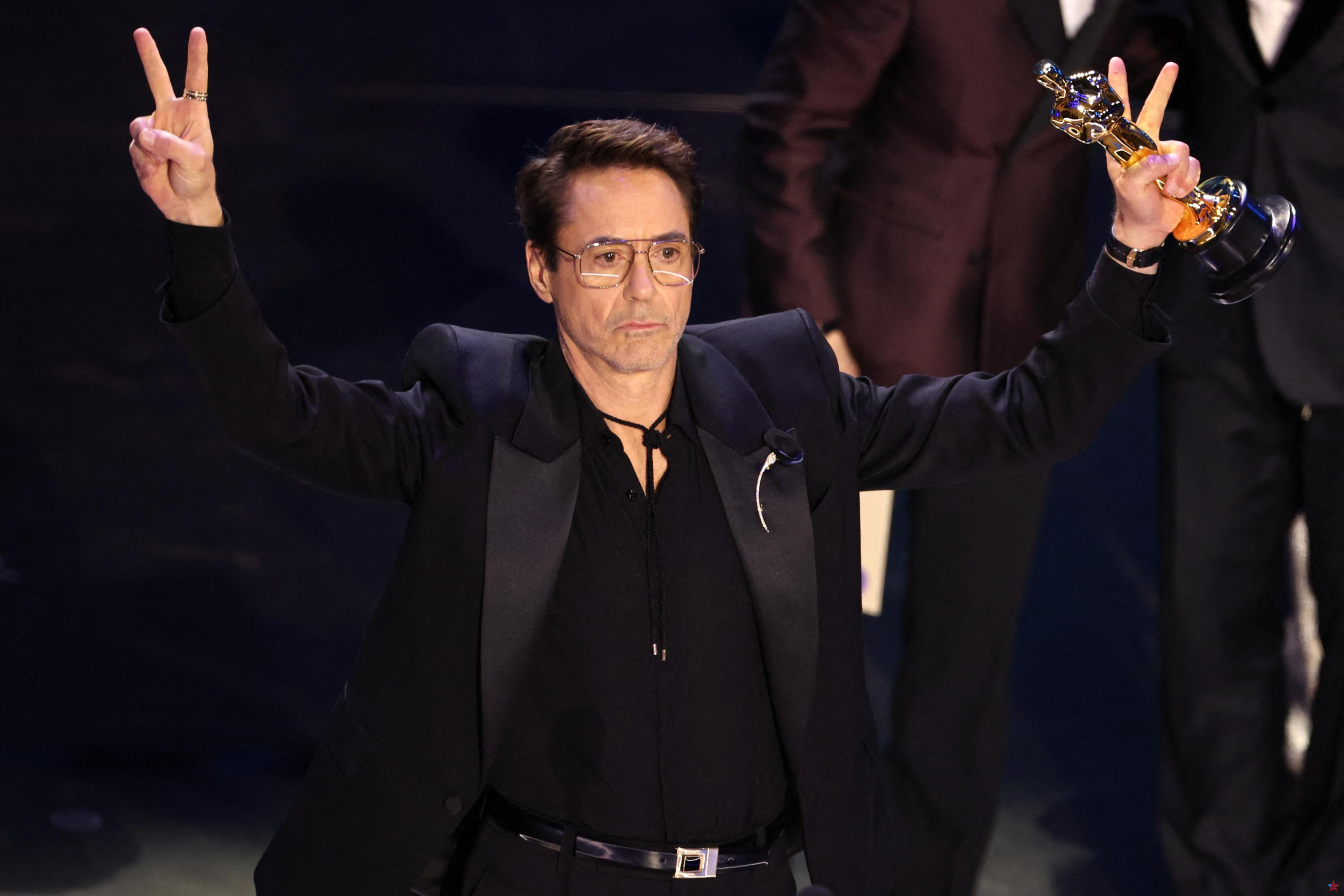 Robert Downey Jr., elegido mejor actor de reparto en los Oscar por Oppenheimer