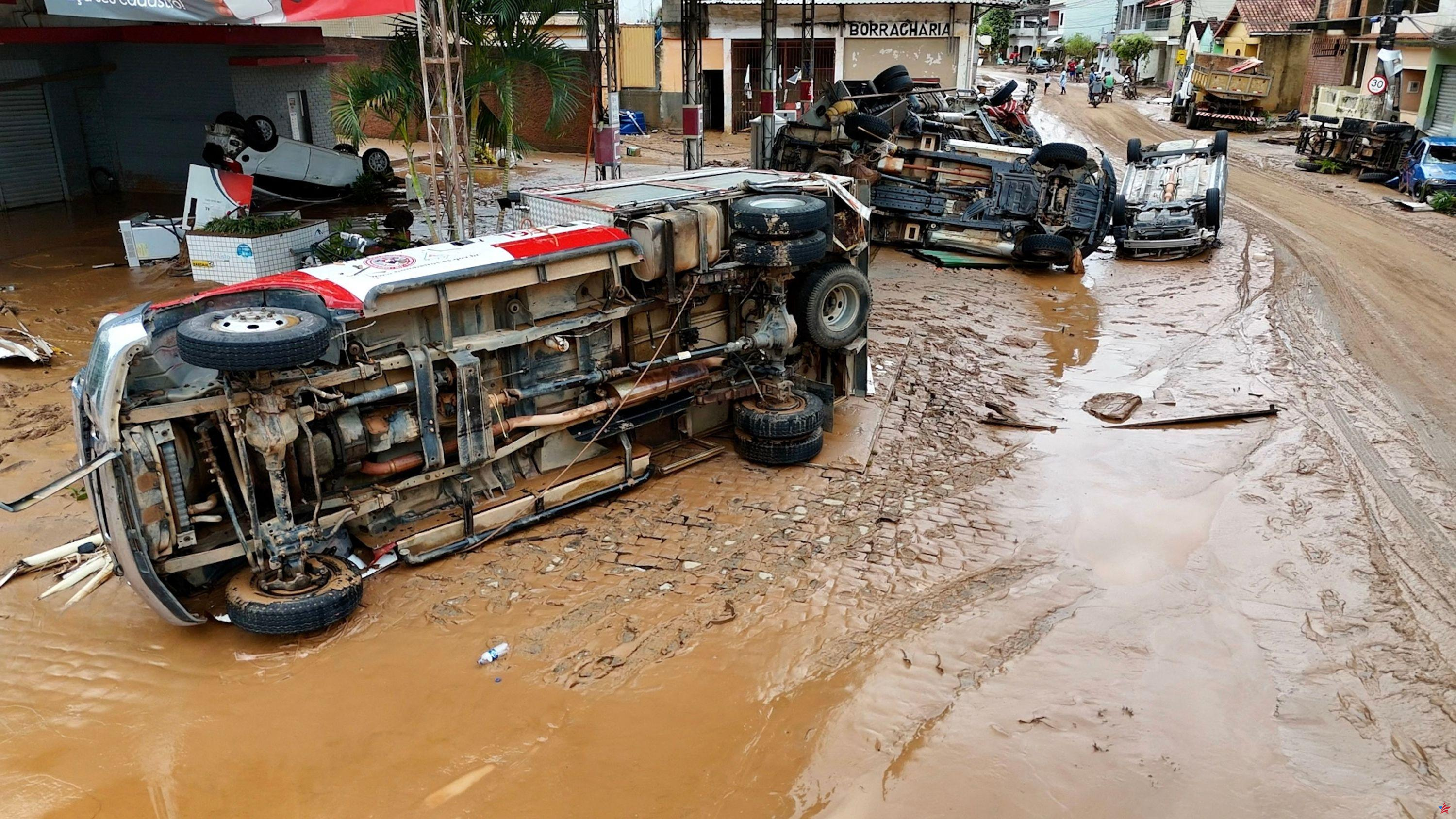 Brasil: al menos 25 muertos por inundaciones y deslizamientos de tierra