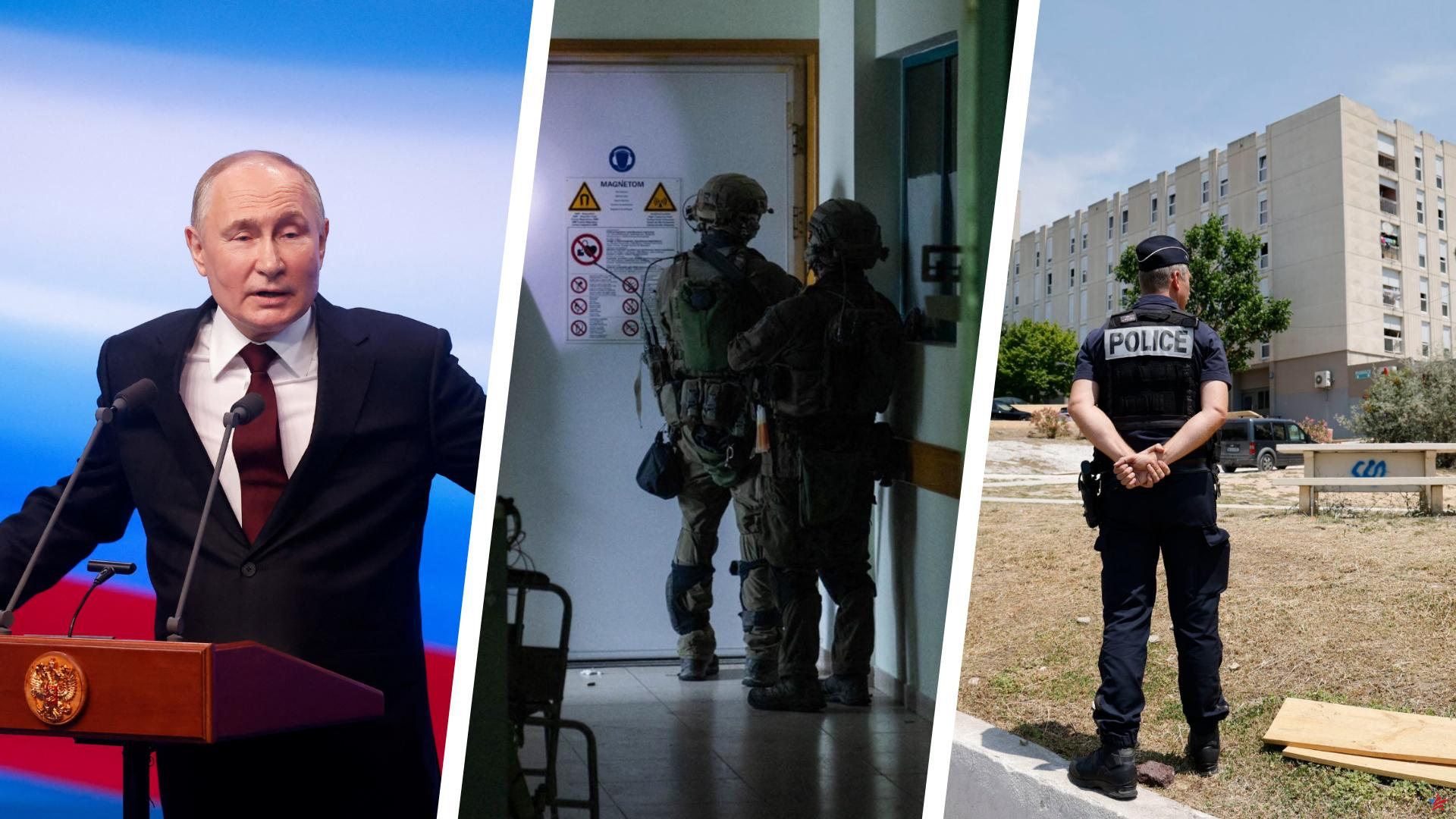 Reacciones a la reelección de Putin, operación israelí en el norte de Gaza, gran operación policial en Marsella... Las 3 noticias para recordar del mediodía