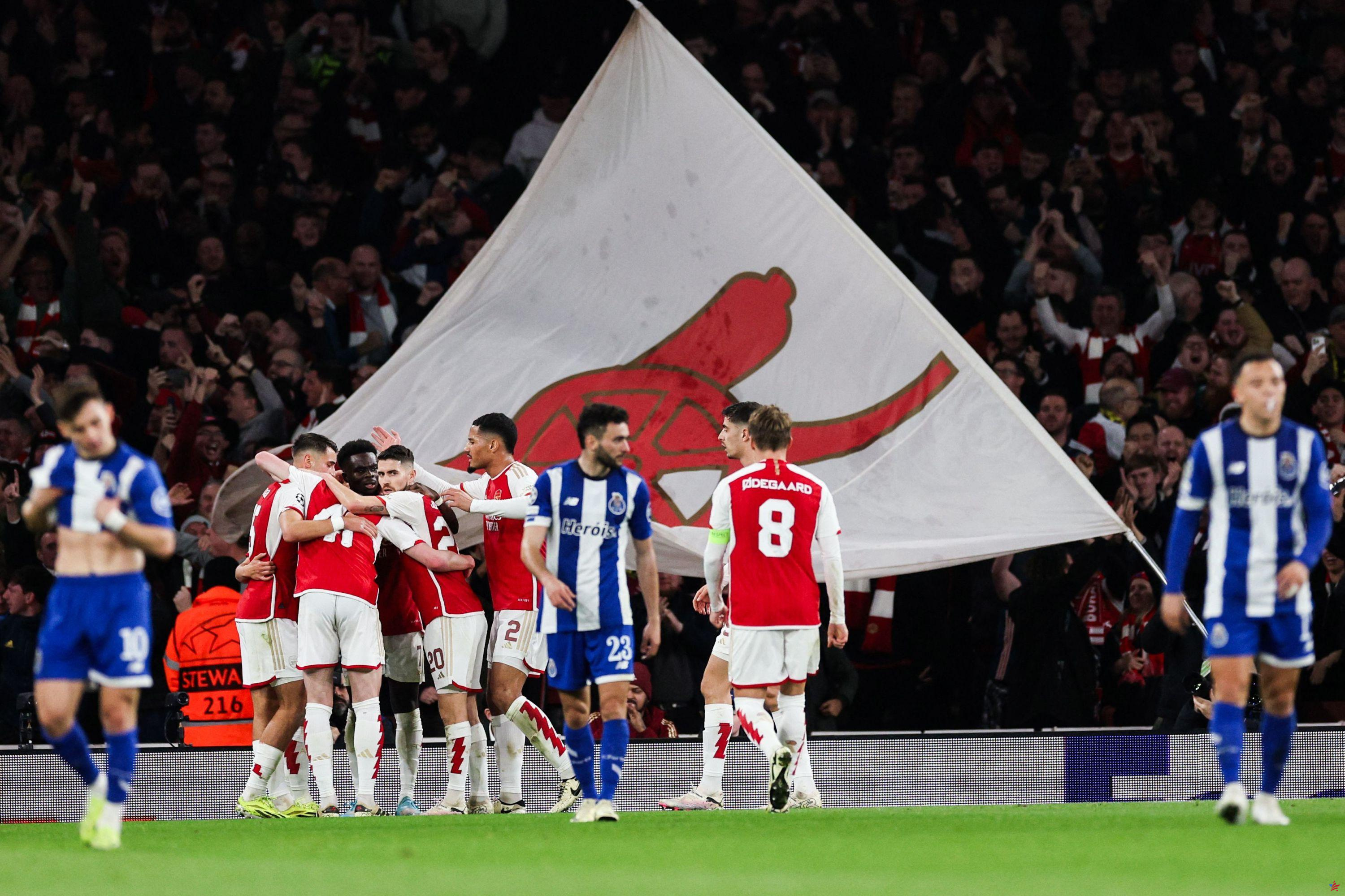 Liga de Campeones: el Arsenal gana en los penaltis al Oporto