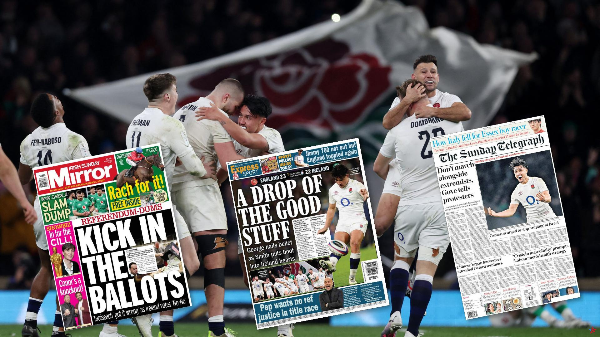 Seis Naciones: “¿Rugby o sexo? Al final está muy igualado”, se emociona la prensa inglesa tras el sublime Inglaterra-Irlanda
