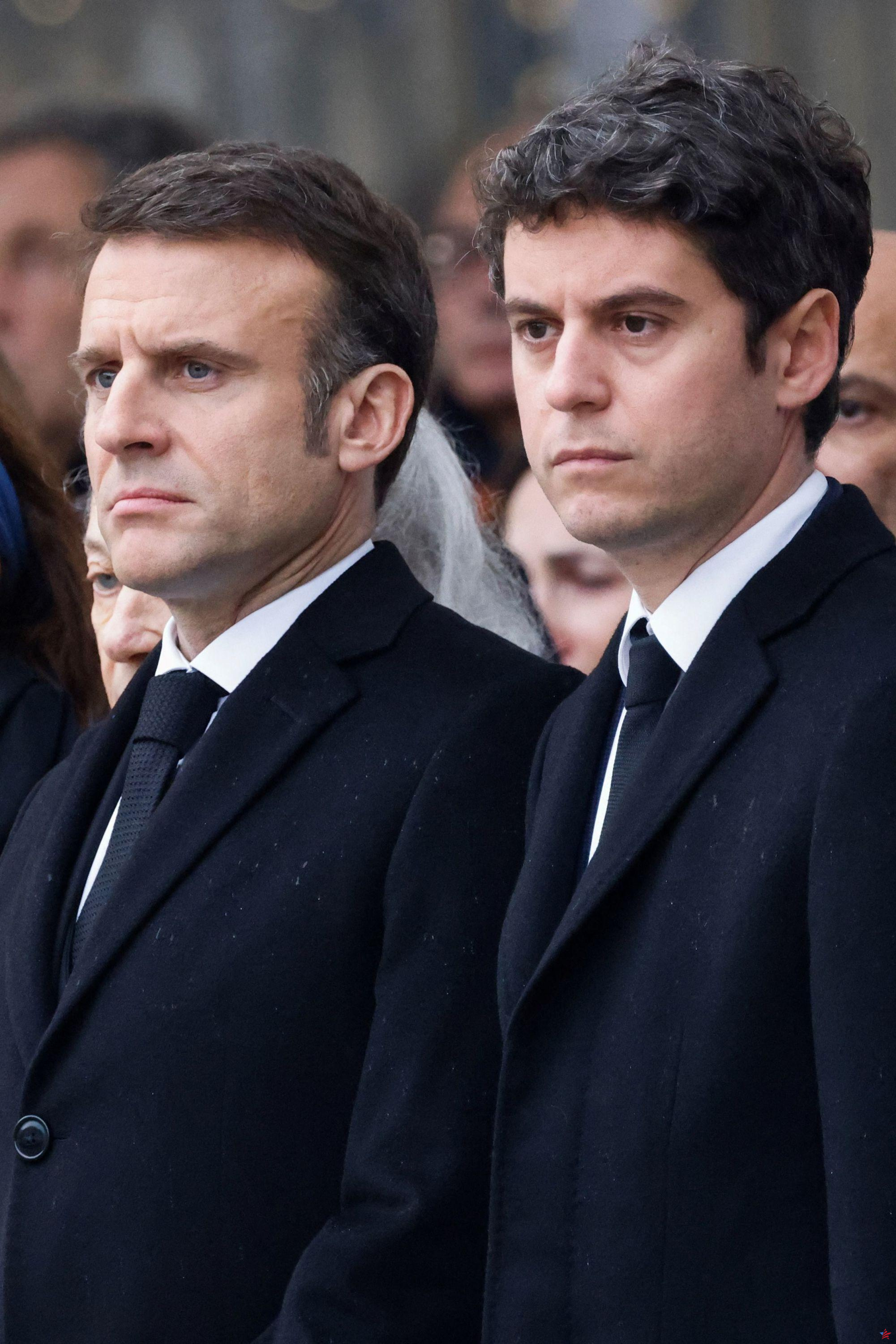 La alta función pública reunida el martes por Emmanuel Macron y Gabriel Attal en un “nuevo formato”