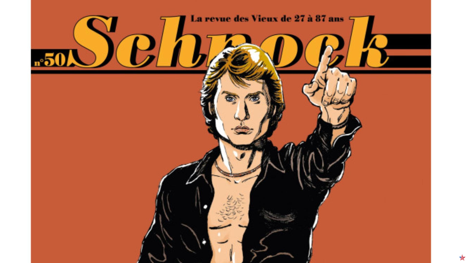 La revista cultural Schnock publica su número 50 dedicado a Johnny Hallyday
