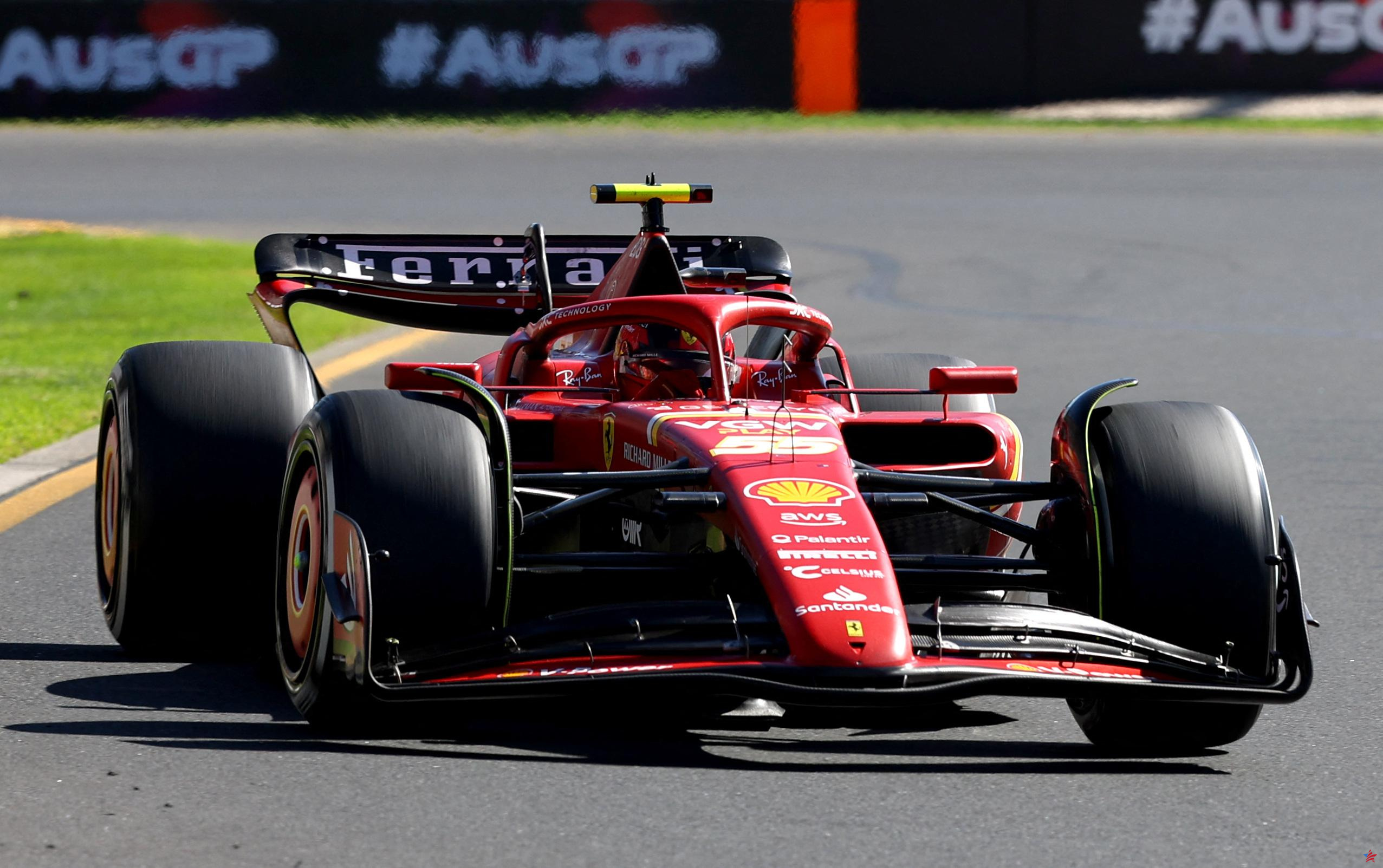 Fórmula 1: Sainz gana en Australia, Verstappen abandona