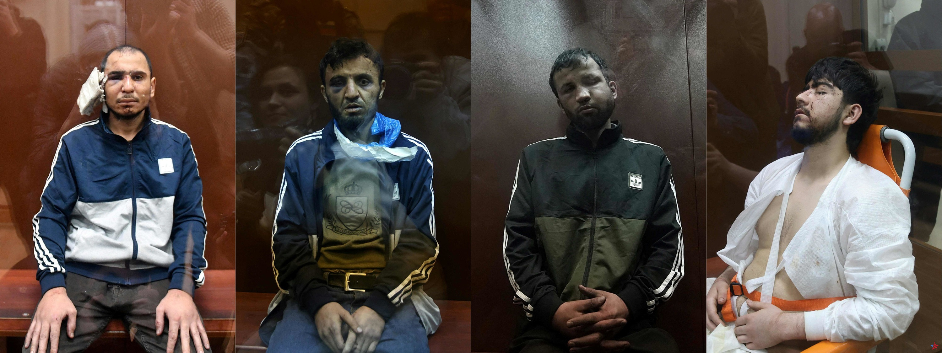 Ataque en Moscú: ¿quiénes son los cuatro sospechosos en prisión preventiva por terrorismo?
