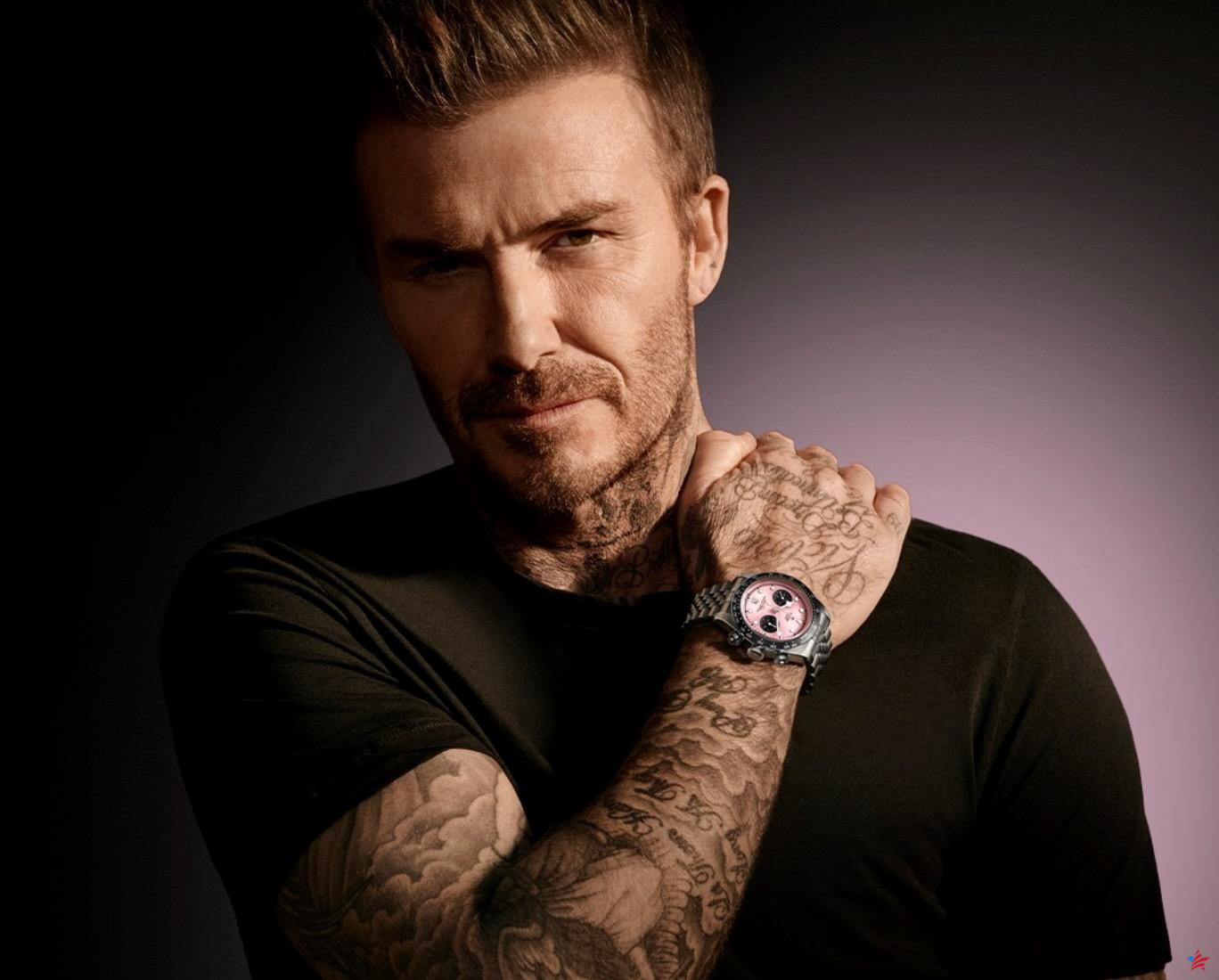 ¿Te atreverías a llevar el mismo reloj Tudor rosa que David Beckham?