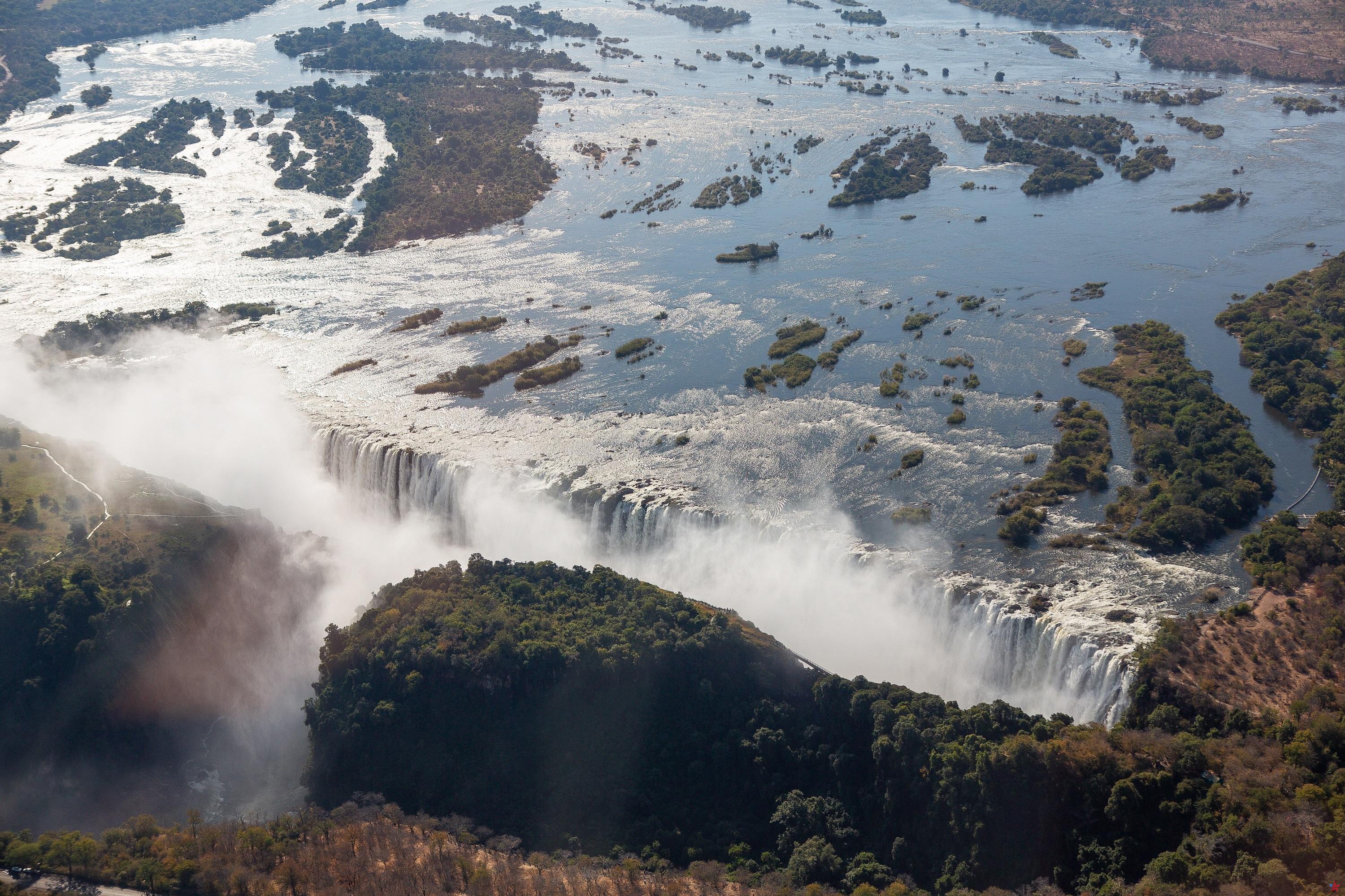 En África, ¿las cataratas Victoria pronto se secarán?