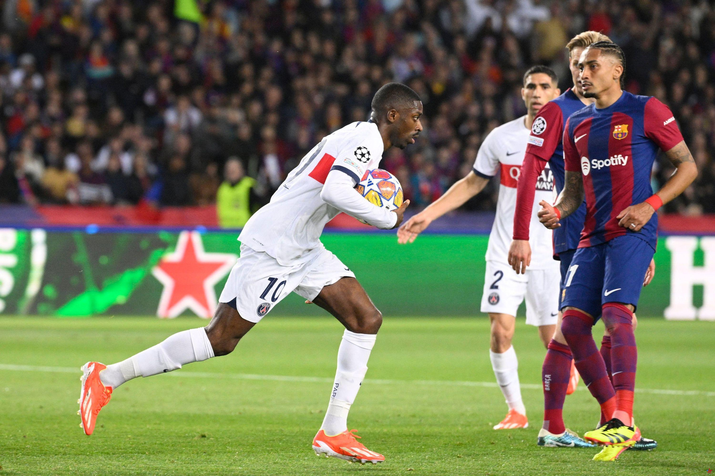 Barça-PSG: Delicioso Dembélé, tarjeta roja, doblete de Mbappé... El vídeo resumen de la loca clasificación parisina