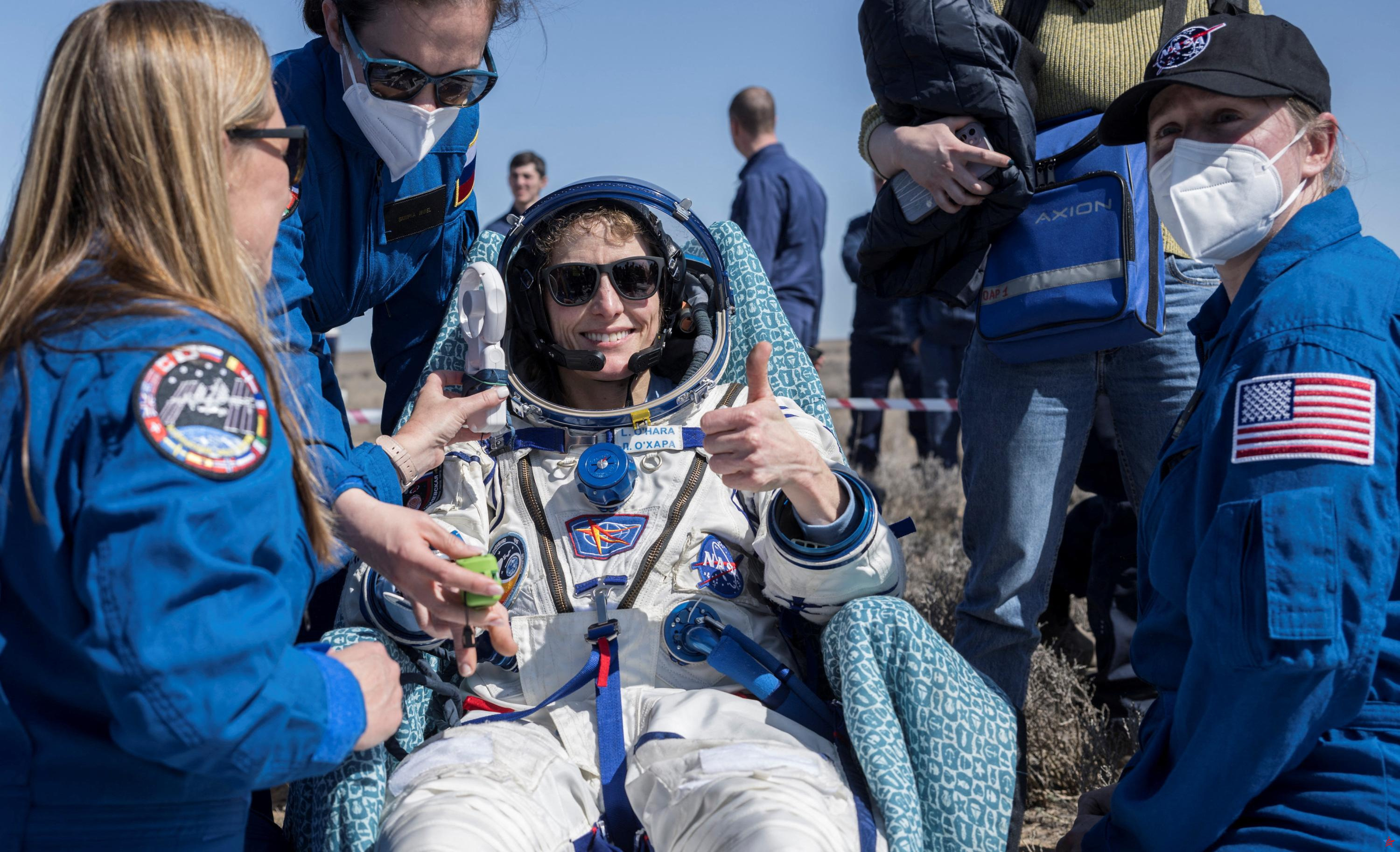 ISS: un ruso, un estadounidense y un bielorruso regresan a la Tierra