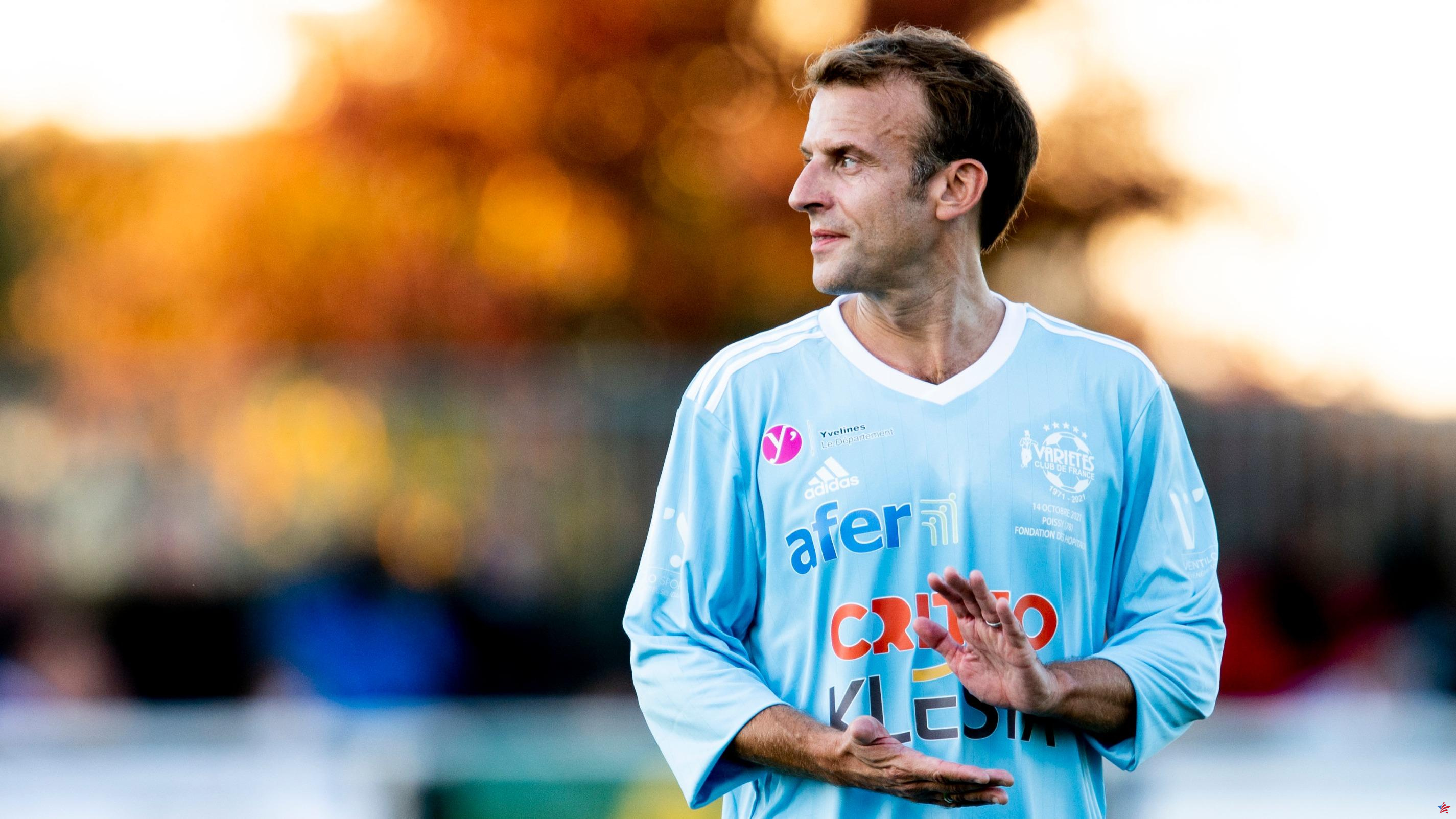 Emmanuel Macron jugará un partido de fútbol el próximo miércoles