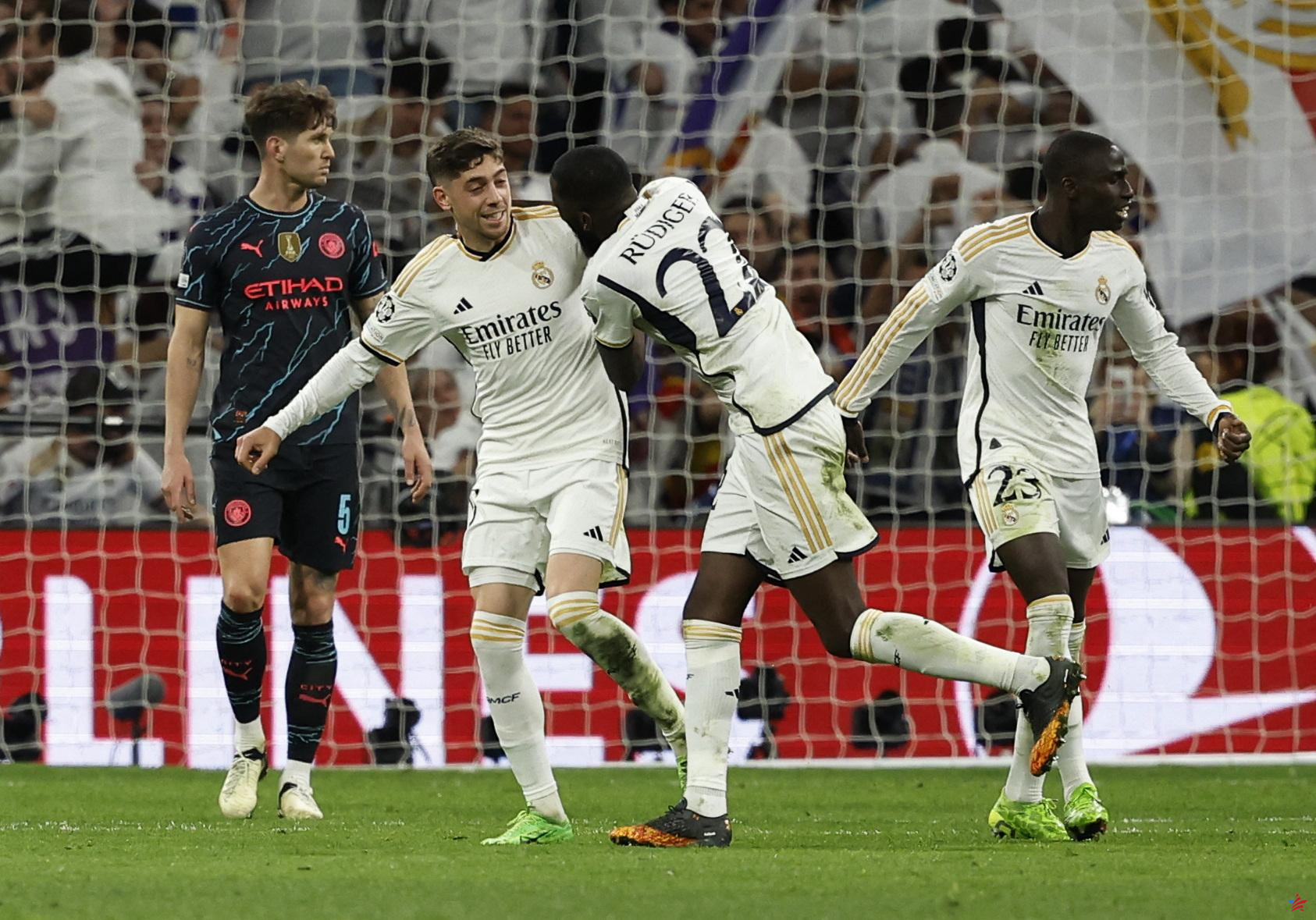 Champions League: Real Madrid y Manchester City espalda con espalda tras un espectáculo excepcional