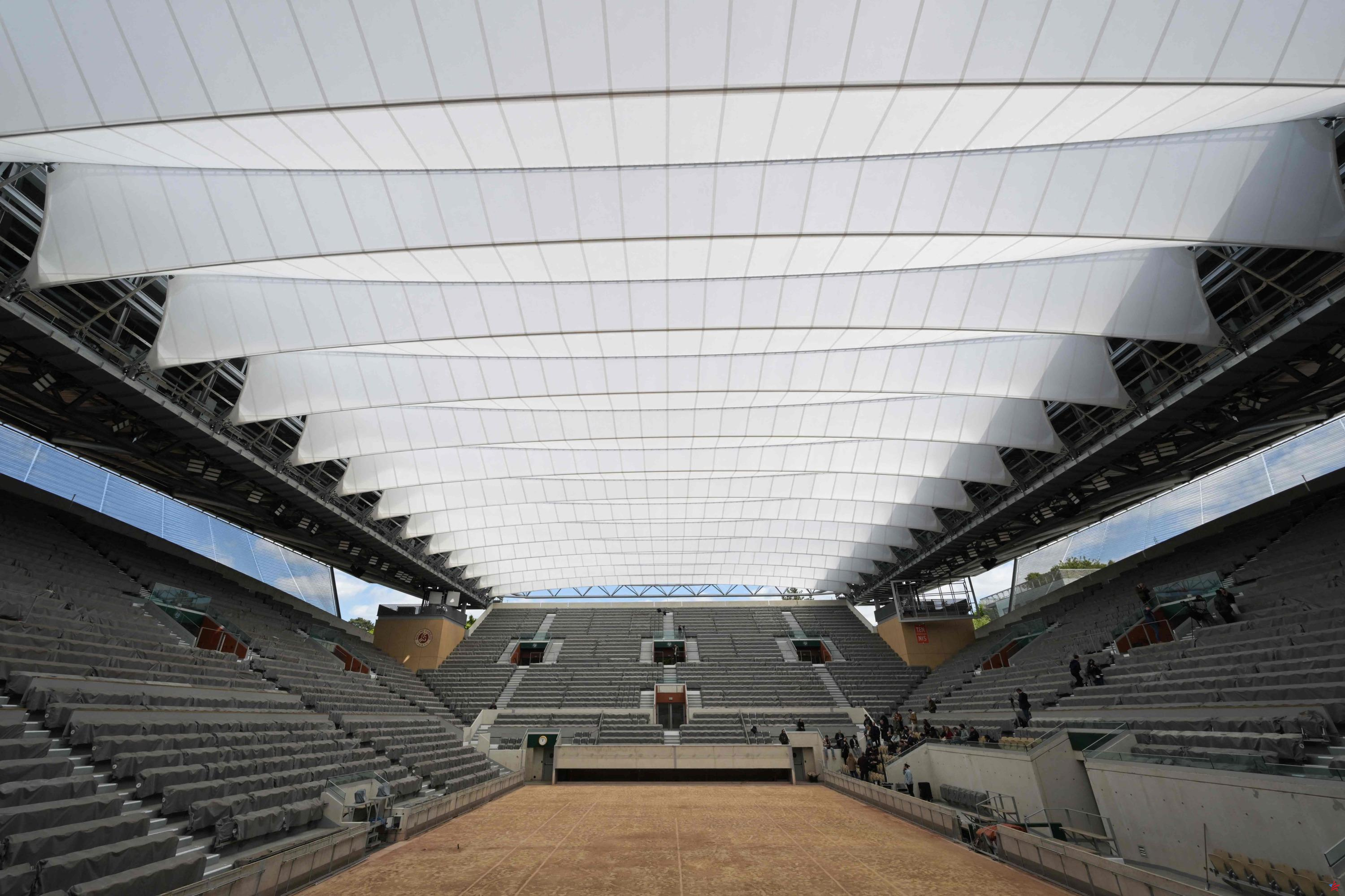 Roland-Garros: techo sobre el Lenglen, sesión nocturna adicional... reveladas las novedades de la edición 2024