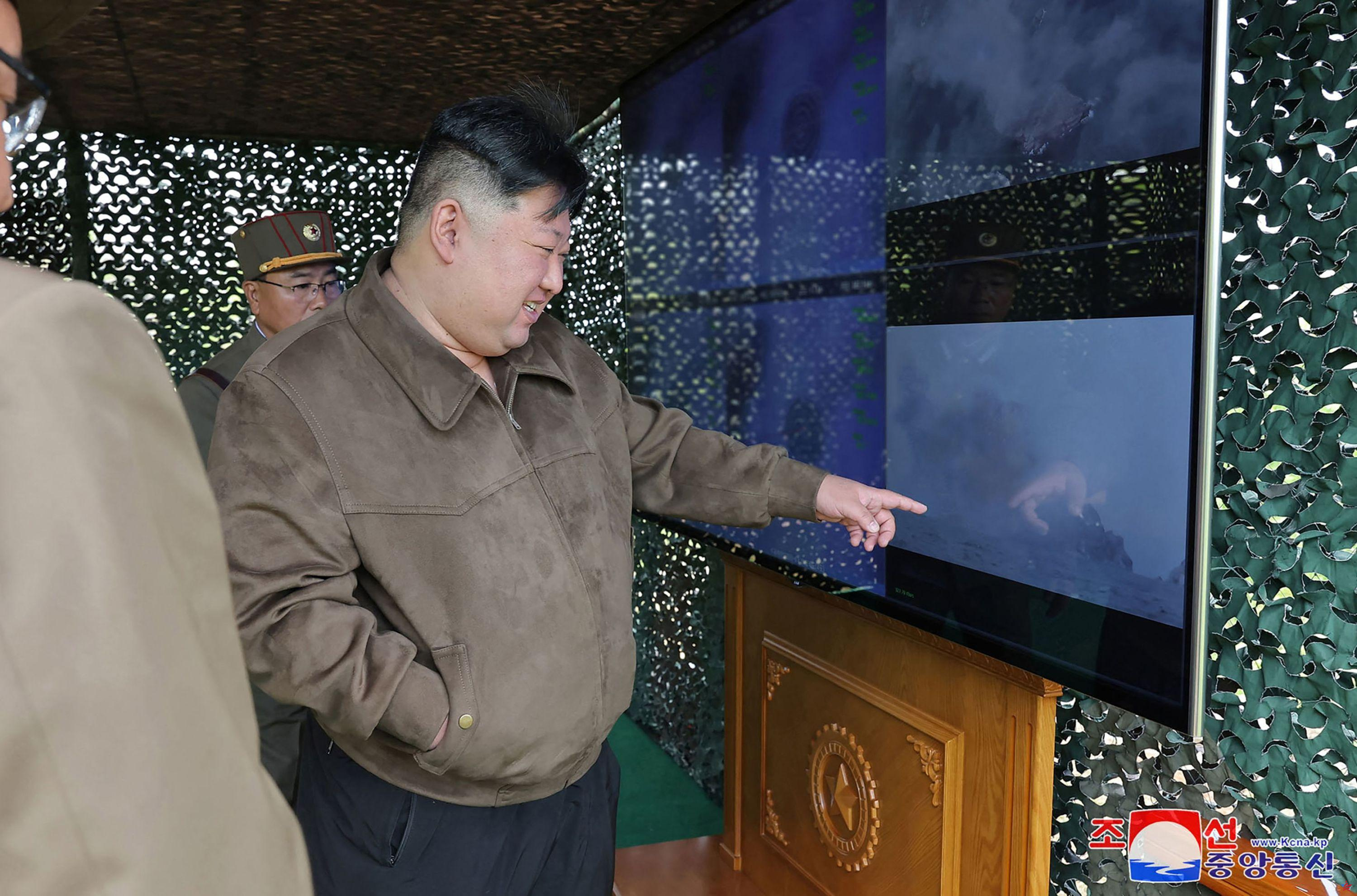 Kim Jong Un supervisó una primera simulación de un “desencadenante nuclear”