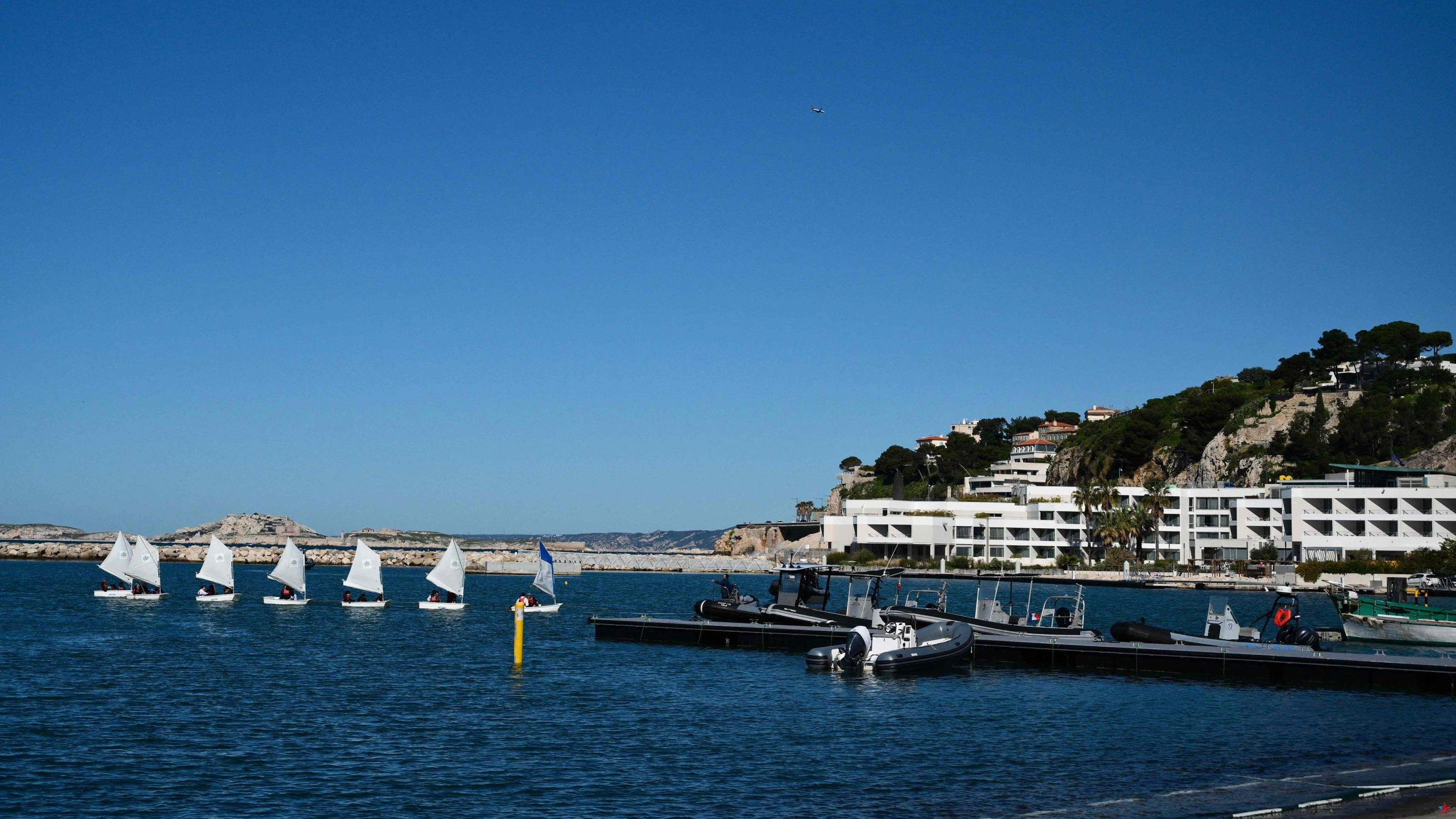 Cornisa peatonal, zona de aficionados, espectadores en el mar... ¿Qué nos espera en Marsella para las pruebas olímpicas de vela de 2024?
