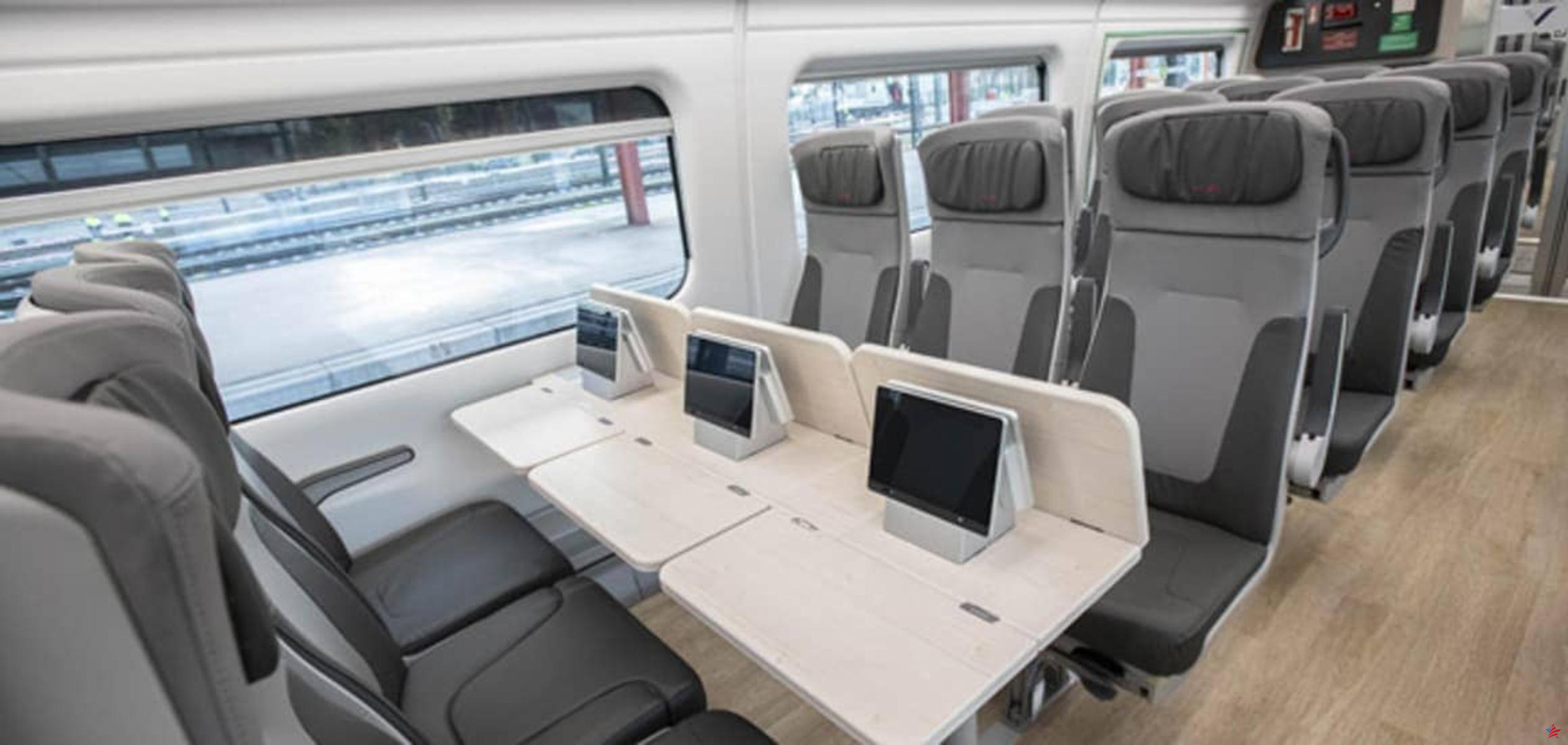 Una empresa española quiere lanzar TGV equipados con pantallas táctiles para sus viajes en Francia