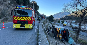 Caída de un autobús cerca de Niza: positivo por estupefacientes, el conductor acusado y puesto bajo supervisión judicial