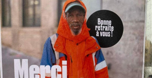 Icono de la Croix-Rousse, un recolector de basura de Lyon recibe 5.000 euros de los vecinos para su jubilación