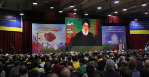 Hassan Nasrallah, el líder del Hezbolá libanés, habla este miércoles
