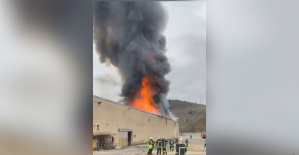 Aveyron: 900 toneladas de baterías de litio se incendian, incendio contenido