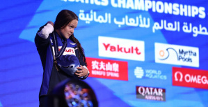 Mundiales de natación: la israelí Anastasia Gorbenko silbó tras su medalla de plata en Doha