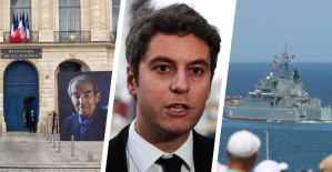Último homenaje a Badinter, Attal deplora el ataque a la SNCF, el barco ruso destruido en Crimea... Las 3 noticias para recordar del mediodía