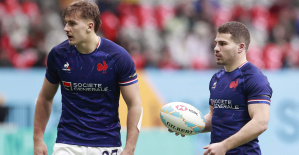 Rugby 7s: Antoine Dupont marca su primer try, los Blues en cuartos de final en Vancouver