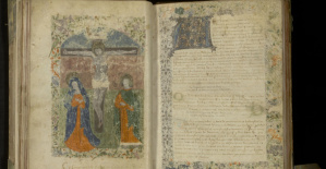 Un “libro peludo”, obra rara y peluda de la Edad Media, expuesta en Burdeos