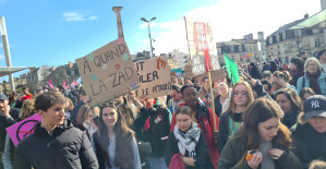En Burdeos, Greta Thunberg se une a los opositores al proyecto de extracción de petróleo en Gironda